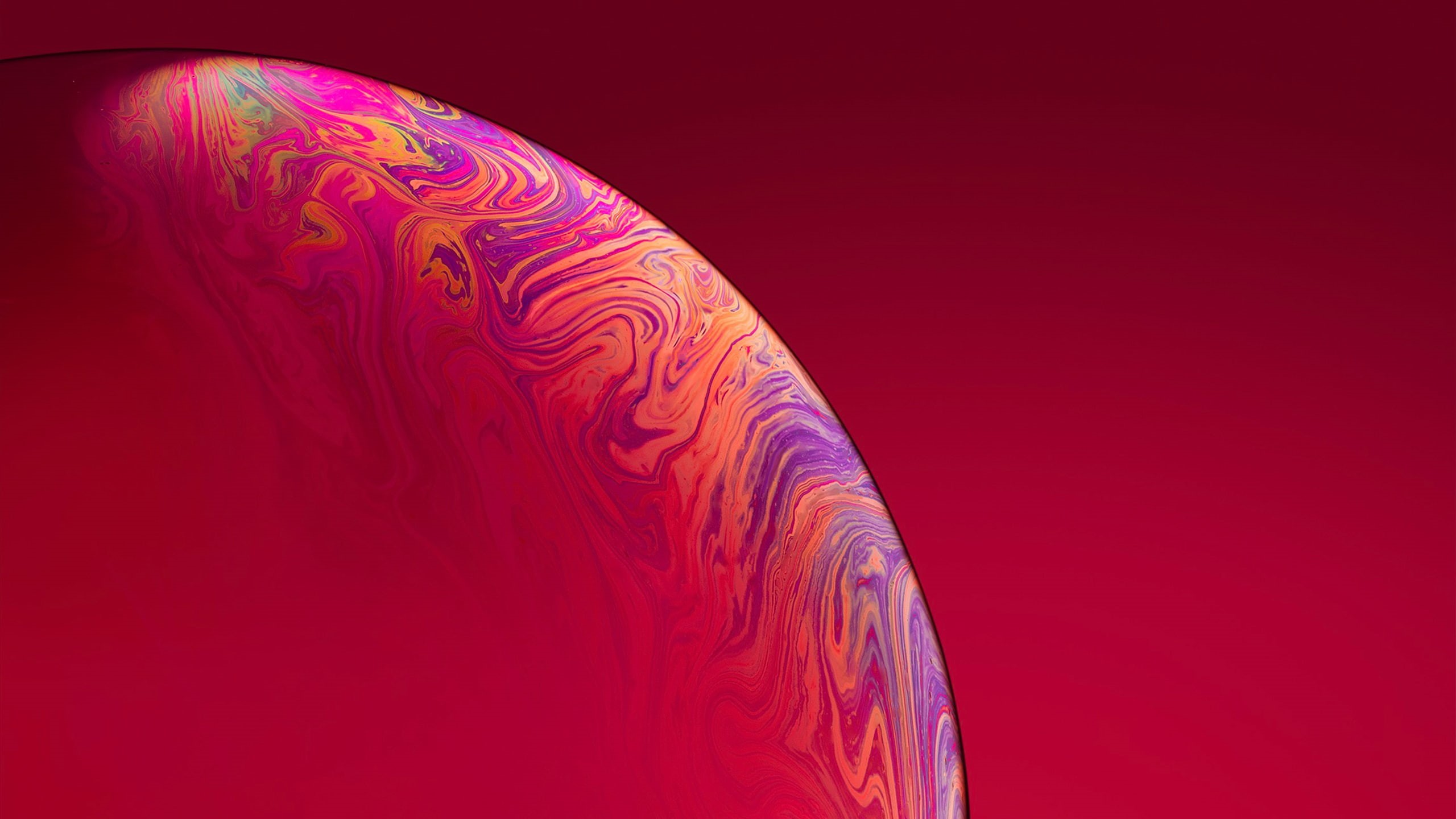 red, Bubble, xr, 2K, Stock, iPhone, HD Wallpaper