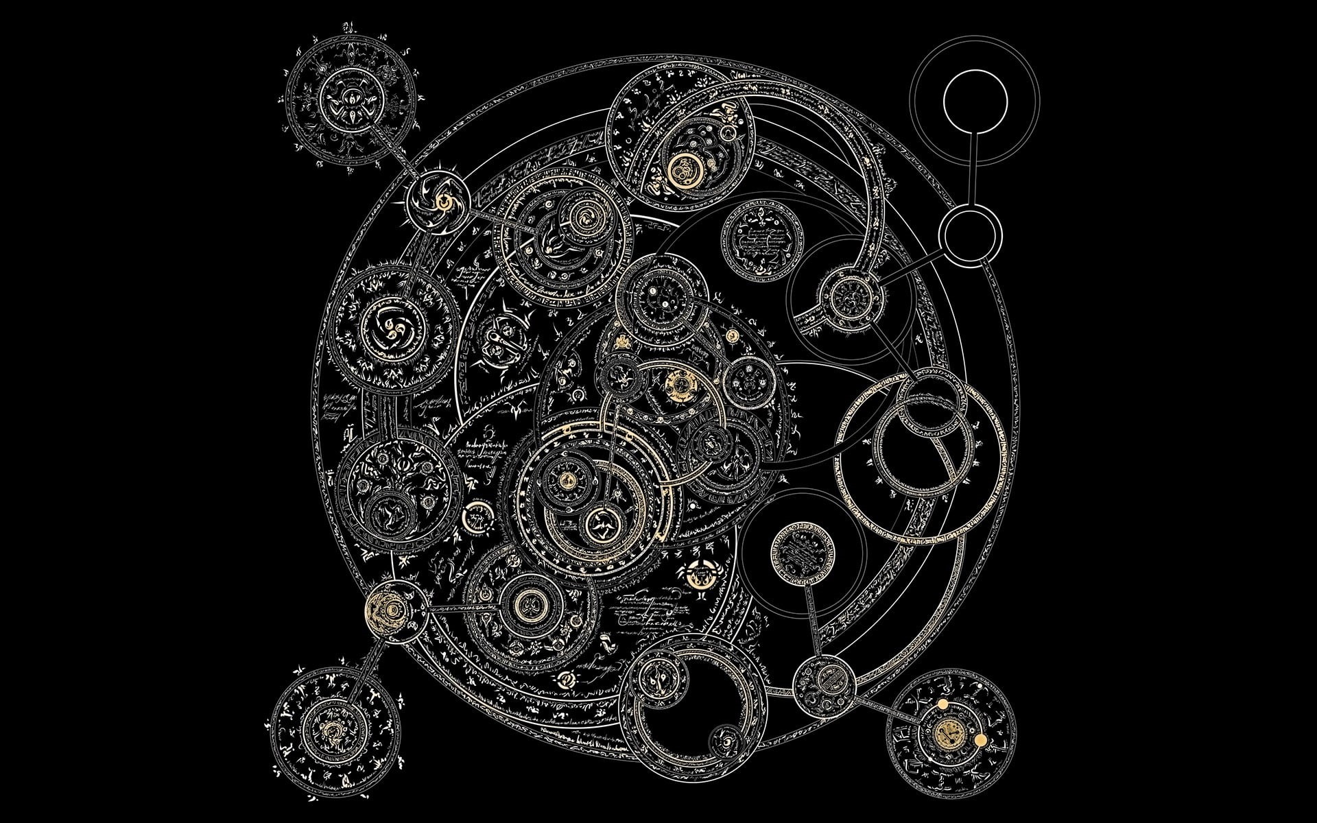 art and craft, studio shot, digital, decoration, luxury, jewelry, indoors, cut out, floral pattern, black color, mandala, metal, no people, close-up, pattern, HD Wallpaper