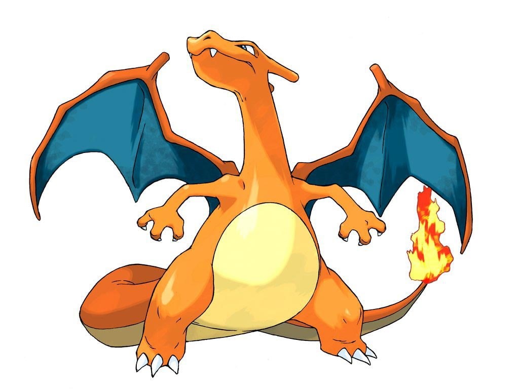 anime, pokemon, Fire, charizard, hd, orange, art, 480P, HD Wallpaper
