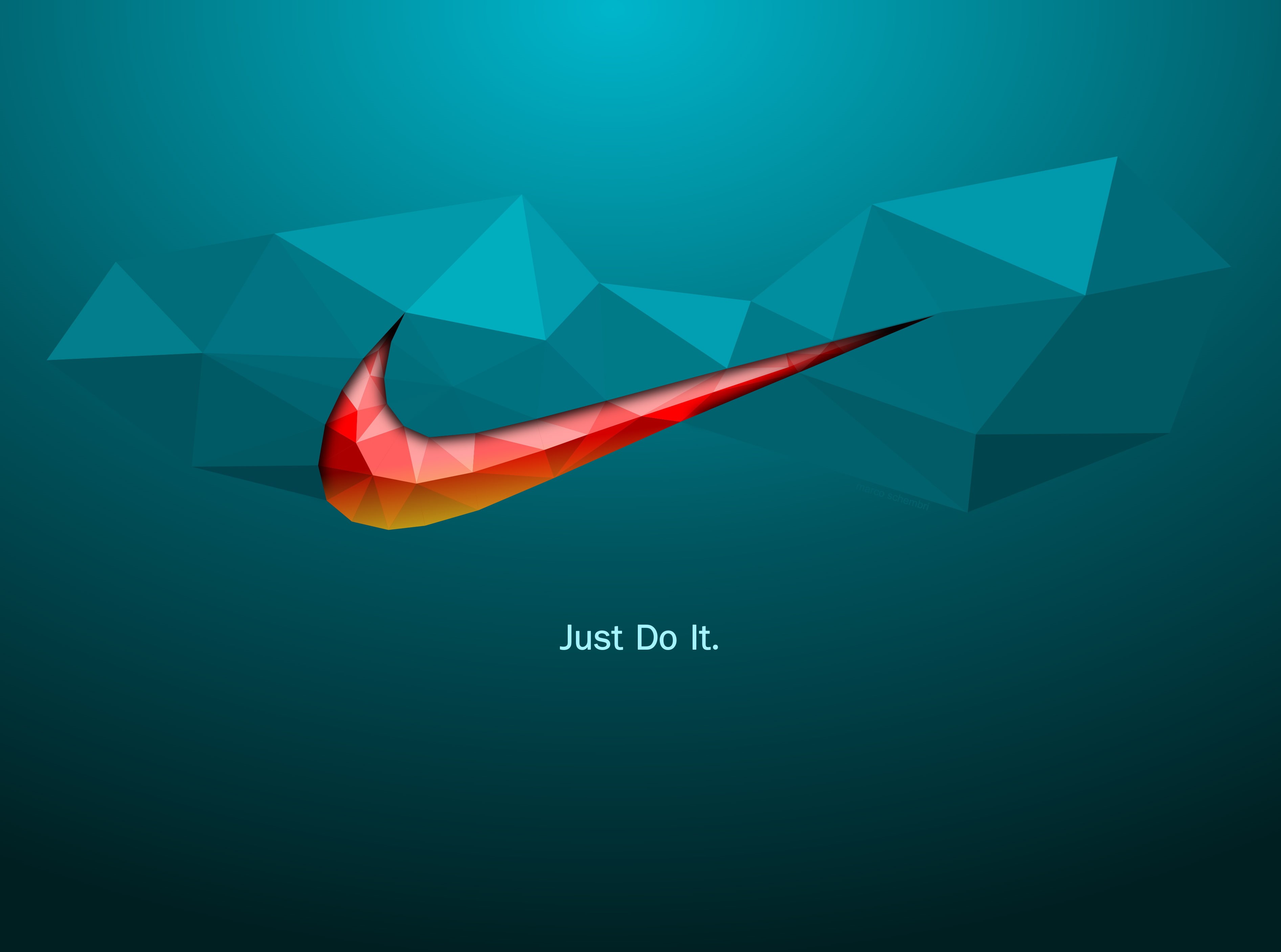 red, Just Do It, nike, yellow, Popular quotes, 4K, logo, 2K, HD Wallpaper