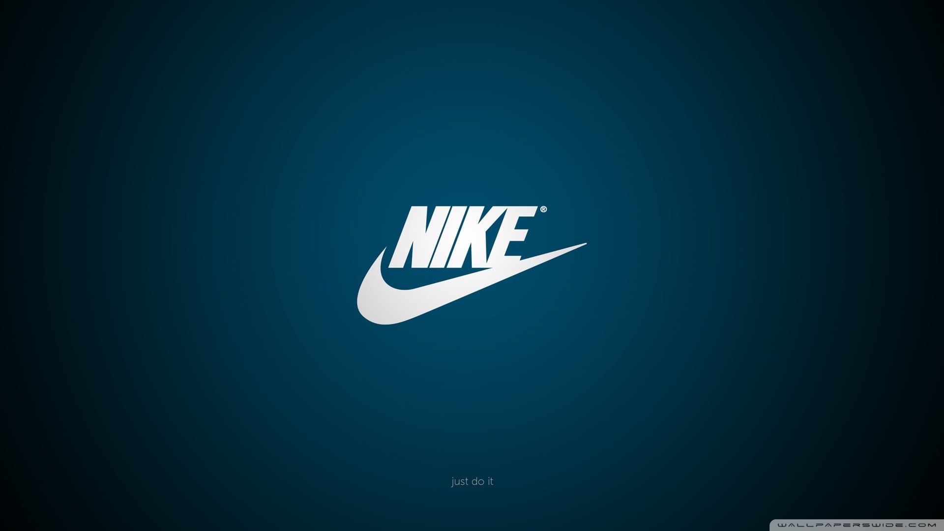 guidance, Nike, western script, white color, directional sign, glowing, blue background, no people, 1080P, copy space, information, arrow symbol, text, HD Wallpaper