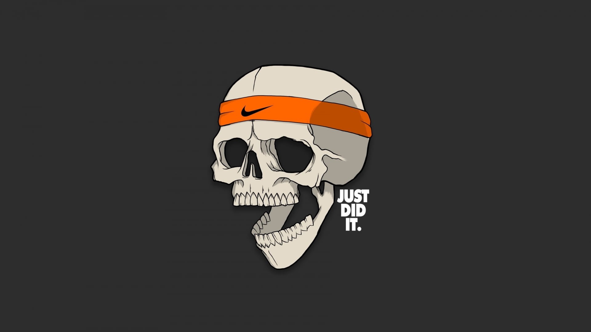 black background, headband, fun, gray background, humor, human body part, human skeleton, dead, skull, cut out, indoors, digital art, human face, human representation, HD Wallpaper