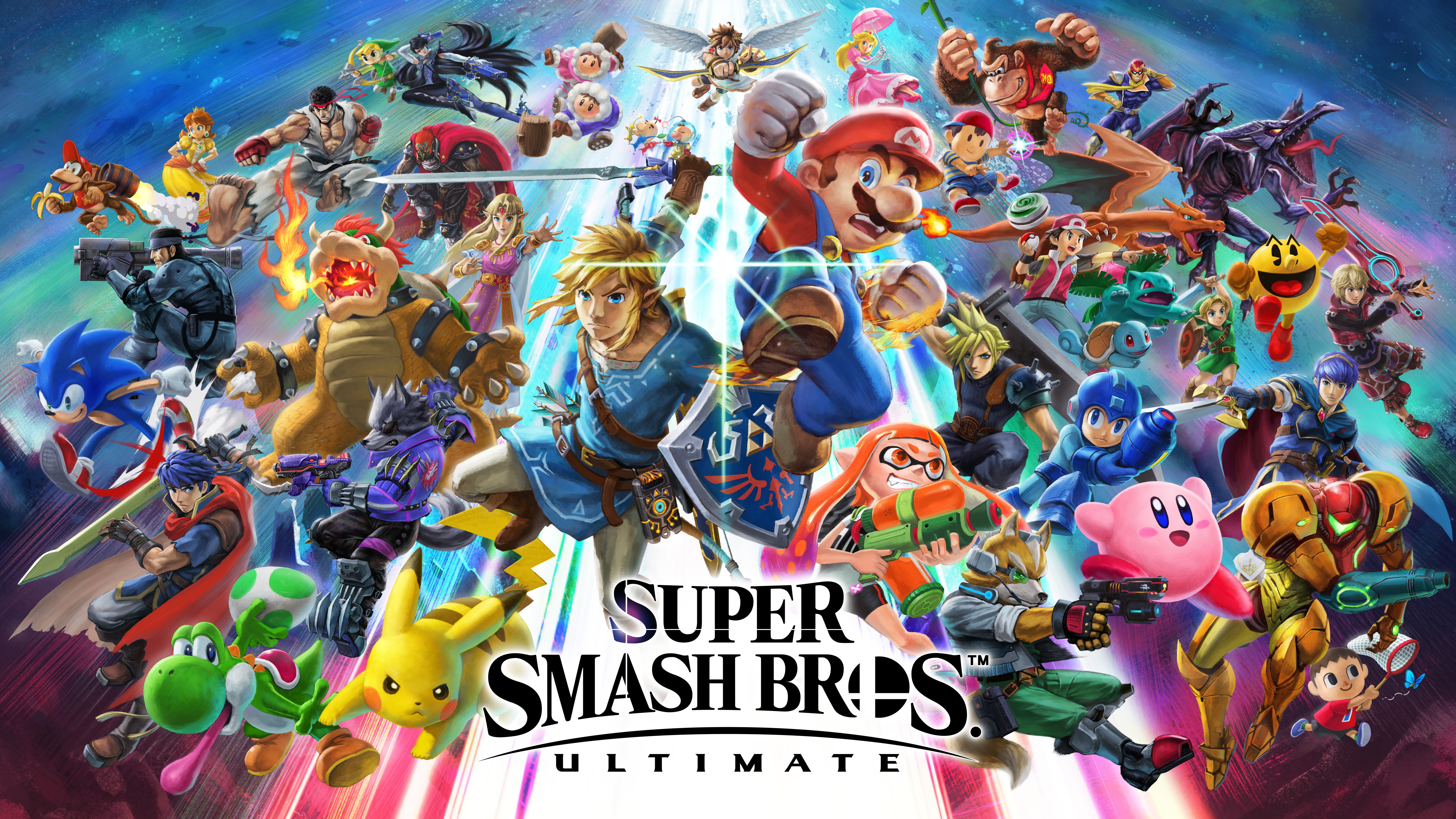 Ganondorf, Captain Olimar, Ridley (Metroid), Samus Aran, Wolf ODonnell, Lucas (Mother), Bayonetta, Cloud Strife, Zelda, Charizard (Pokémon), Donkey Kong, HD Wallpaper