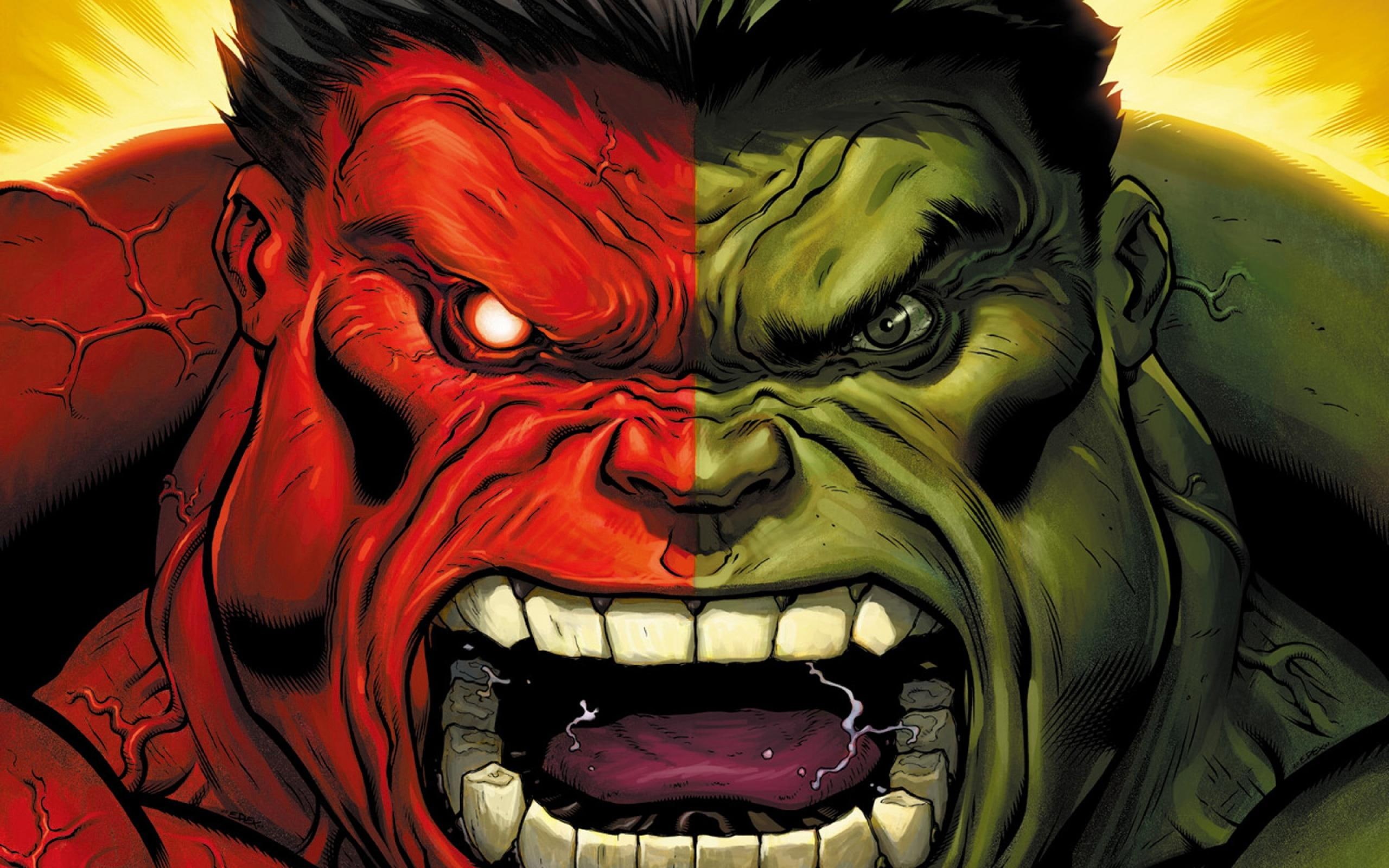 comics, hulk, marvel comics, 2K, marvel, art, aggression, illustration, incredible, HD Wallpaper