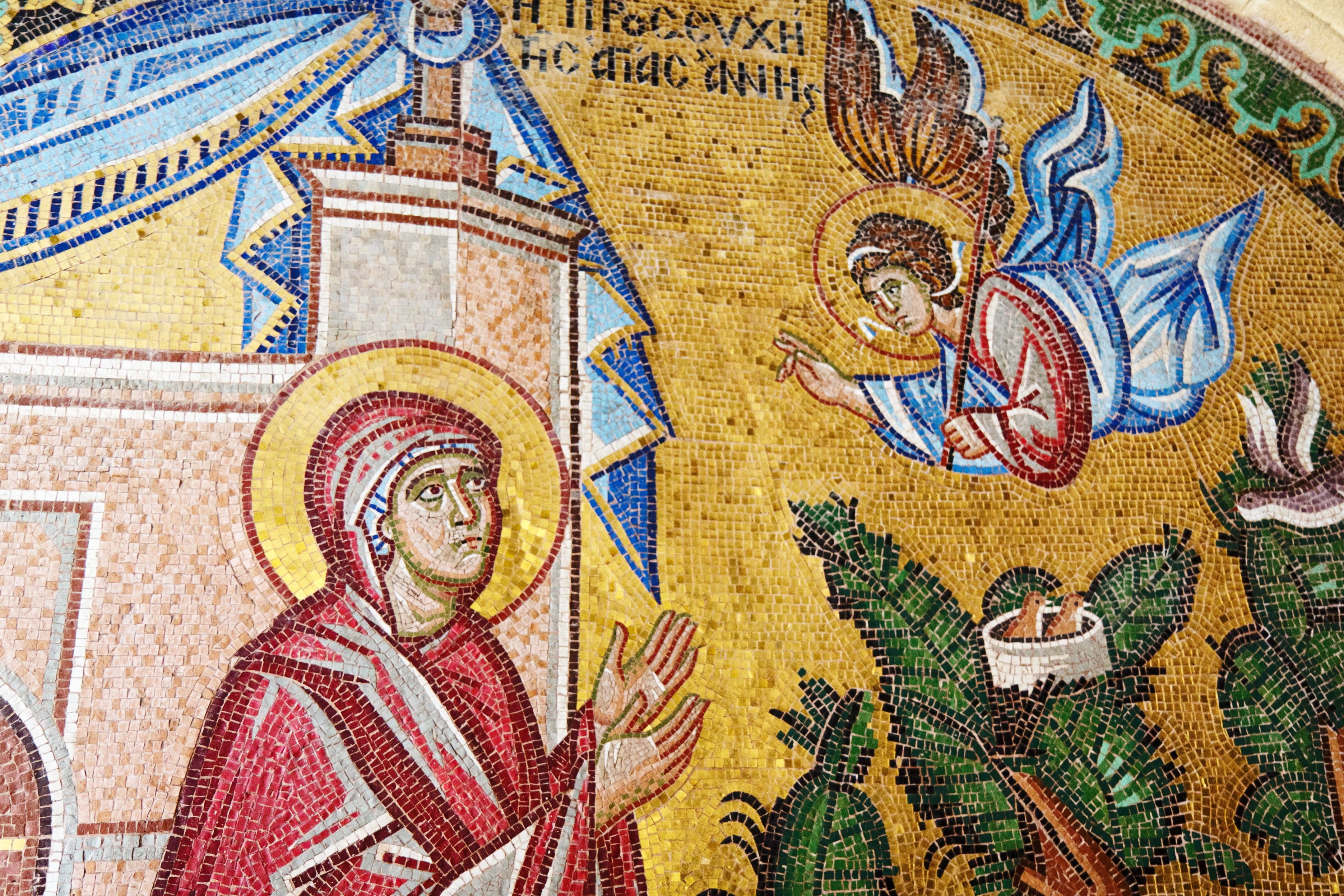 representation, unesco, mural, sanctuary, ornate, Artwork, place of worship, mosaics, no people, church, europe, full frame, wall, Antique, backgrounds, HD Wallpaper