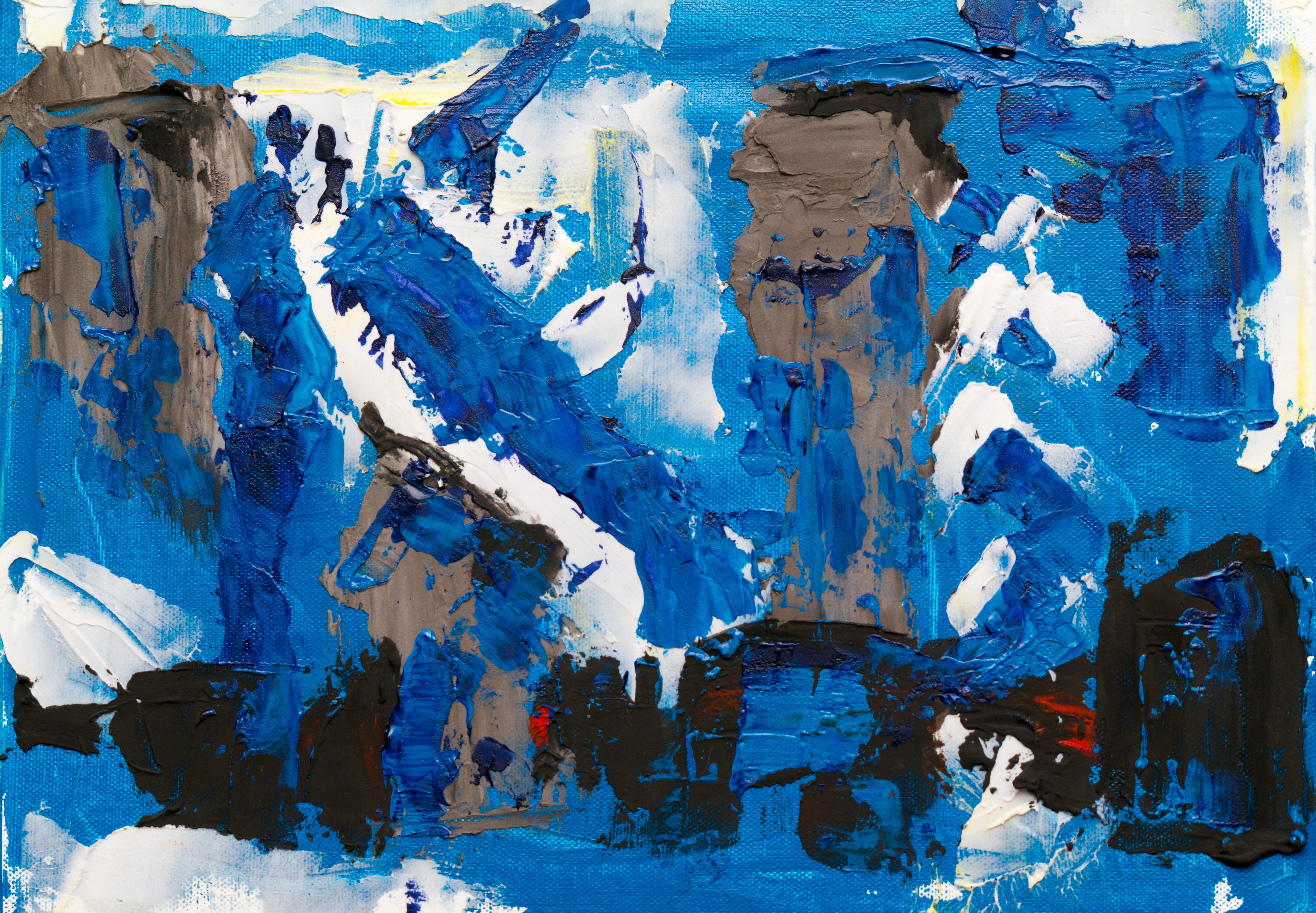 abandoned, full frame, decline, weathered, contemporary art, expressionism, ruined, abstract painting, wall art, built structure, architecture, run-down, HD Wallpaper
