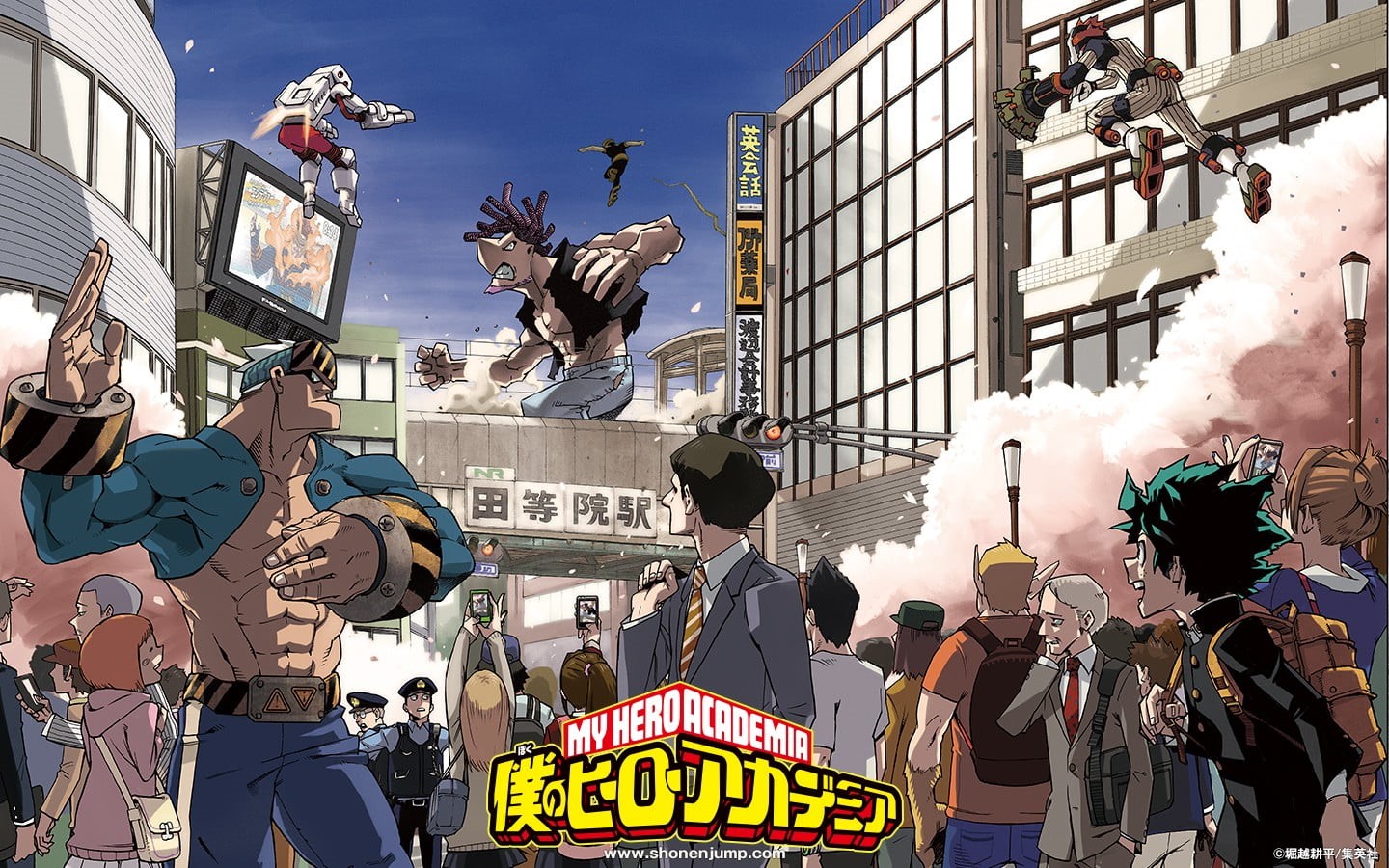 art and craft, arts culture and entertainment, city, real people, academia, sculpture, Boku no Hero Academia, nature, male likeness, day, representation, HD Wallpaper