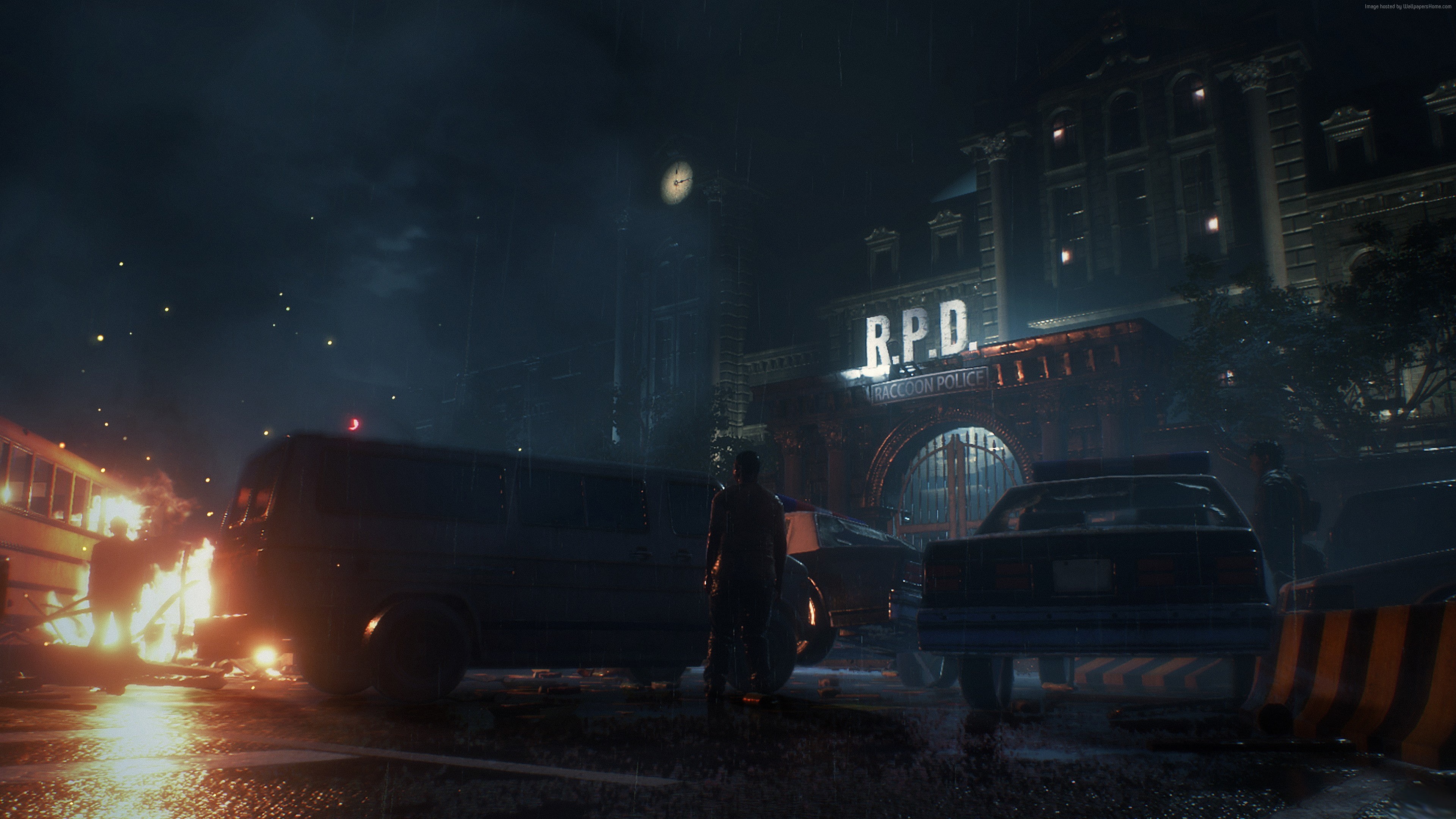 screenshot, 4K, Resident Evil 2, 4K, E3 2018, HD Wallpaper