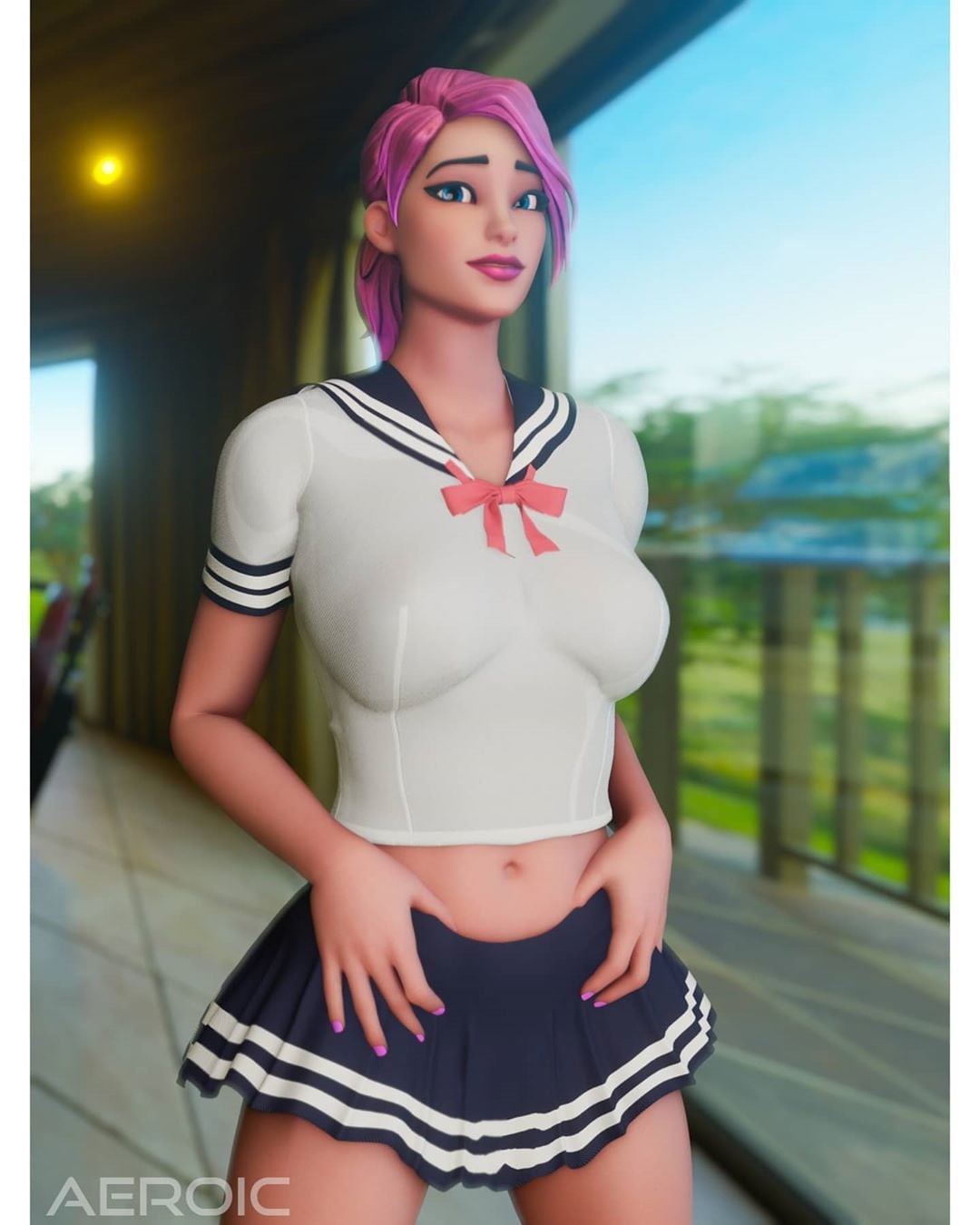 720P, Fortnite, fortnite girls, Phone HD Wallpaper