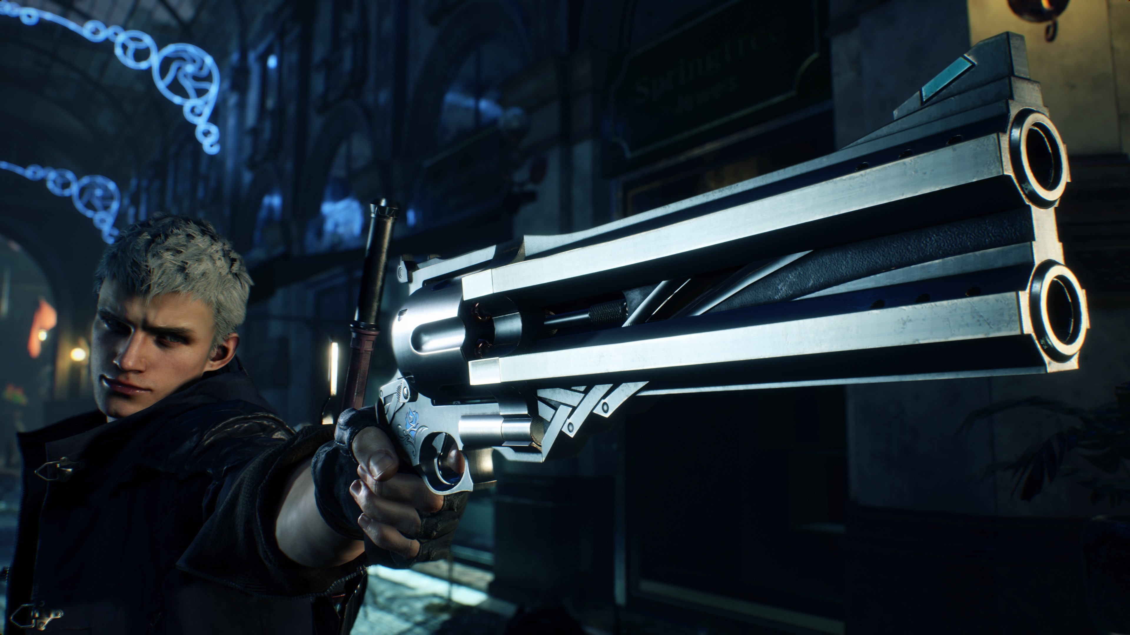 4K, Devil May Cry 5, Gamescom 2018, screenshot, 4K, HD Wallpaper