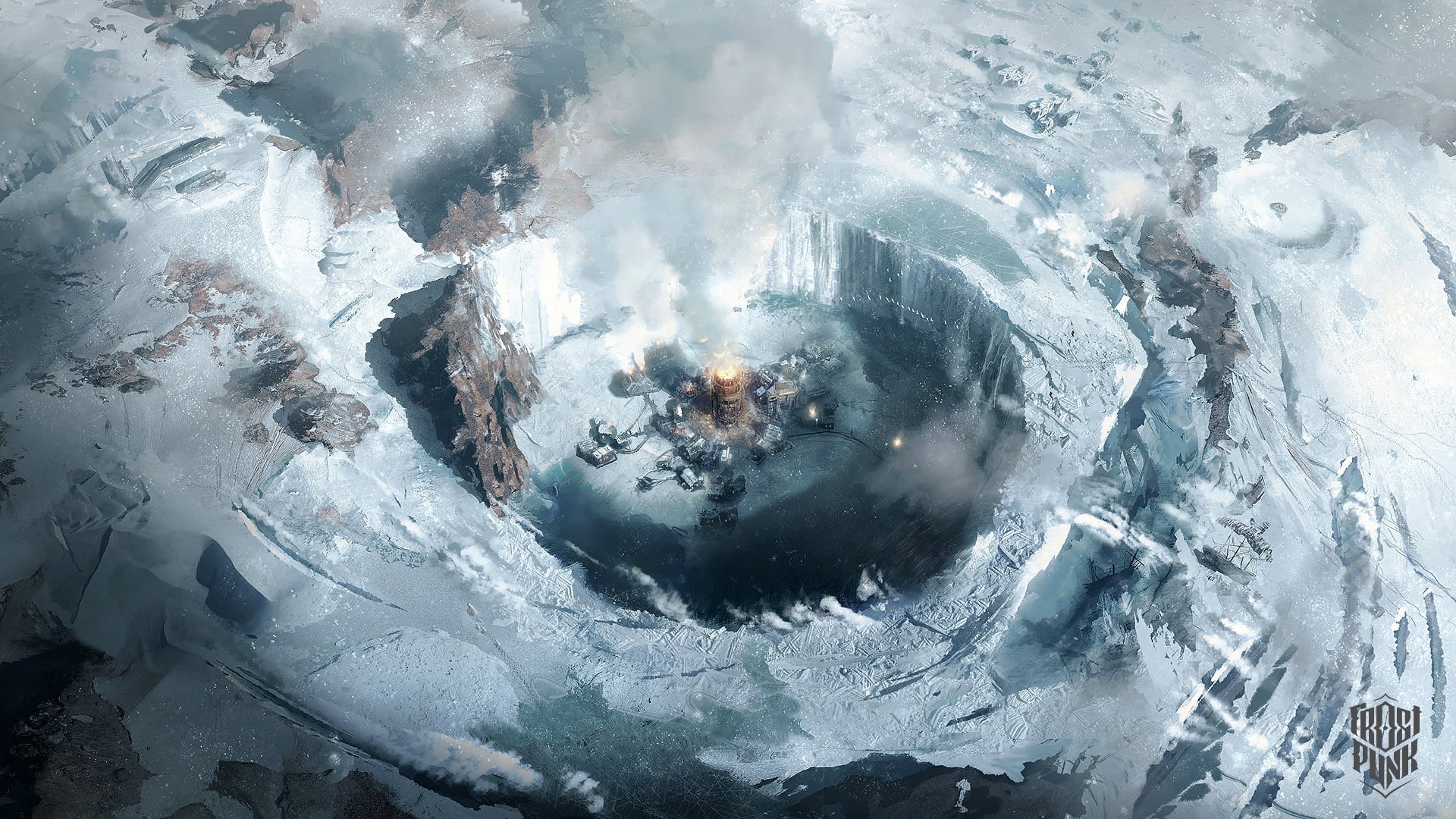 space, nature, white color, no people, artwork, day, sea, Video Game Art, 1080P, beauty in nature, smoke, snow, close-up, cold temperature, city, water, HD Wallpaper