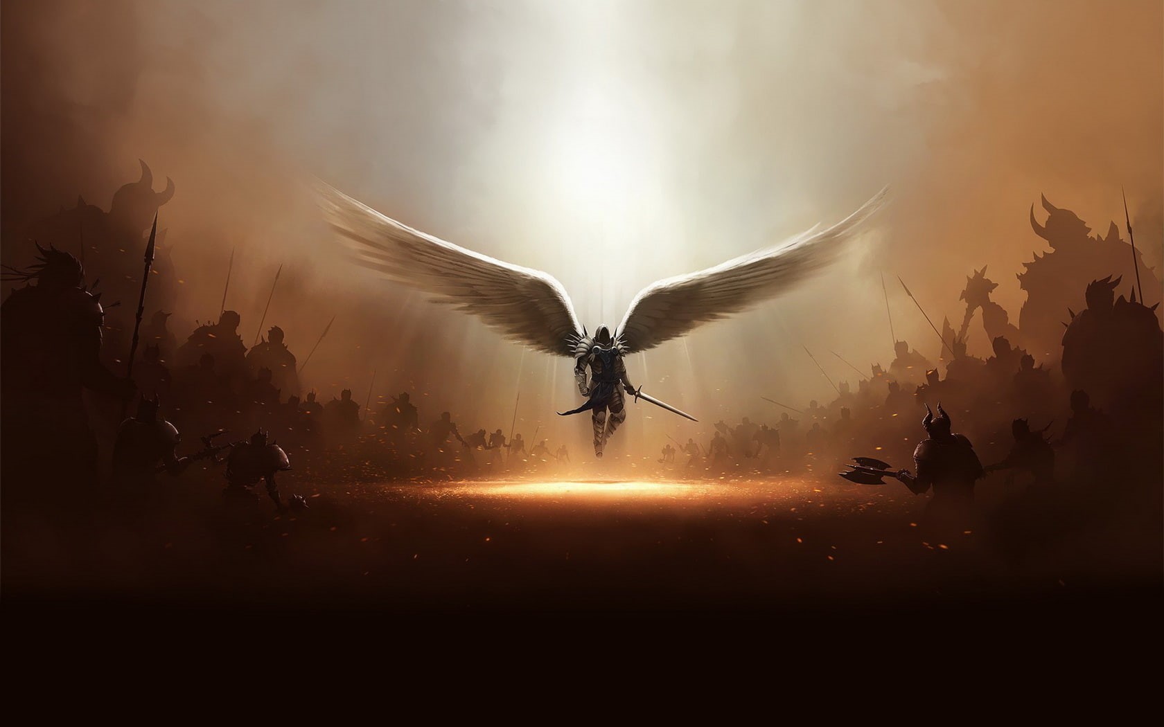 archangel, 720P, art, HD Wallpaper