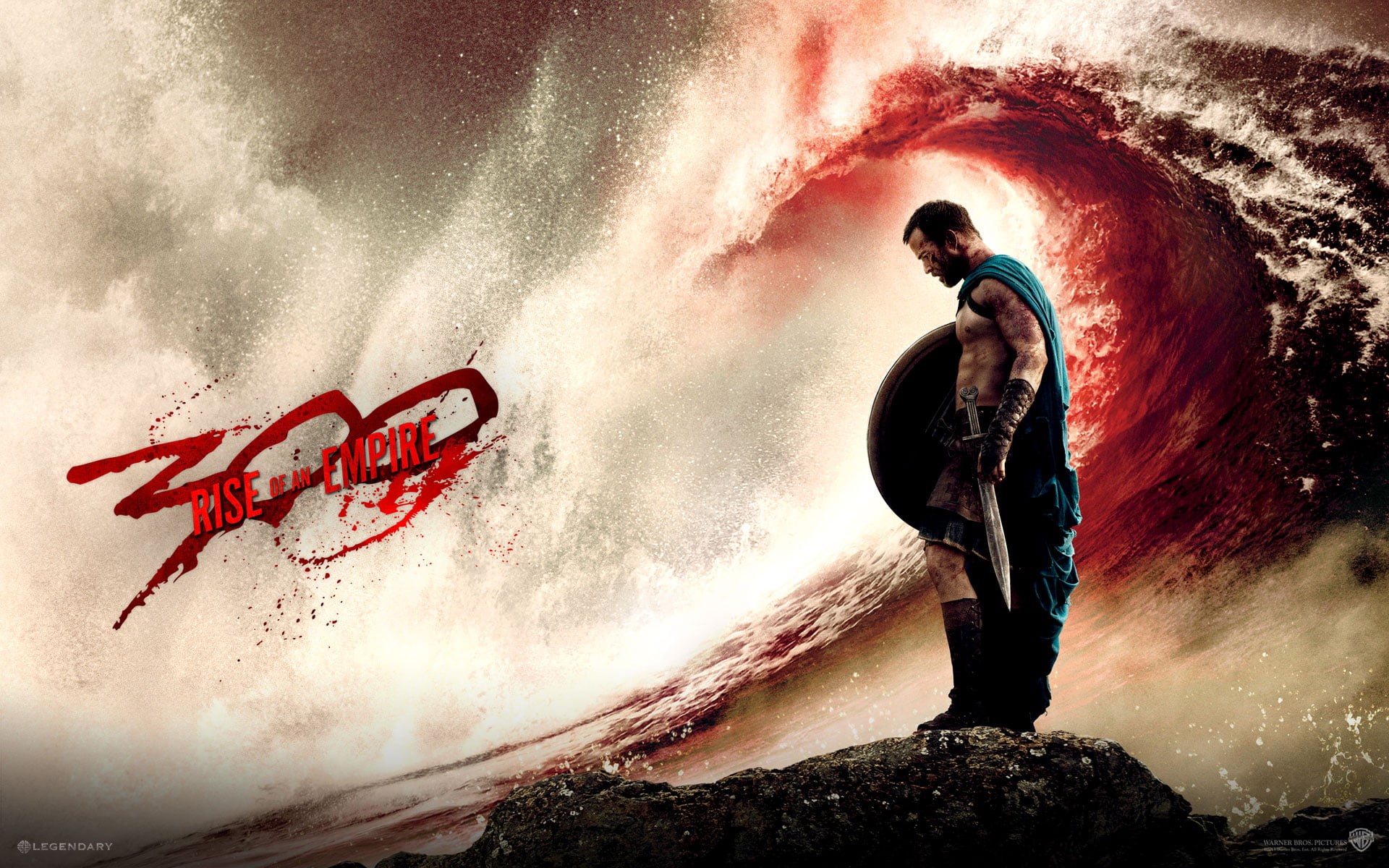 creativity, leisure activity, water, 300: Rise of an Empire, people, men, lifestyles, shield, outdoors, sea, motion, rise, 1080P, nature, casual clothing, HD Wallpaper