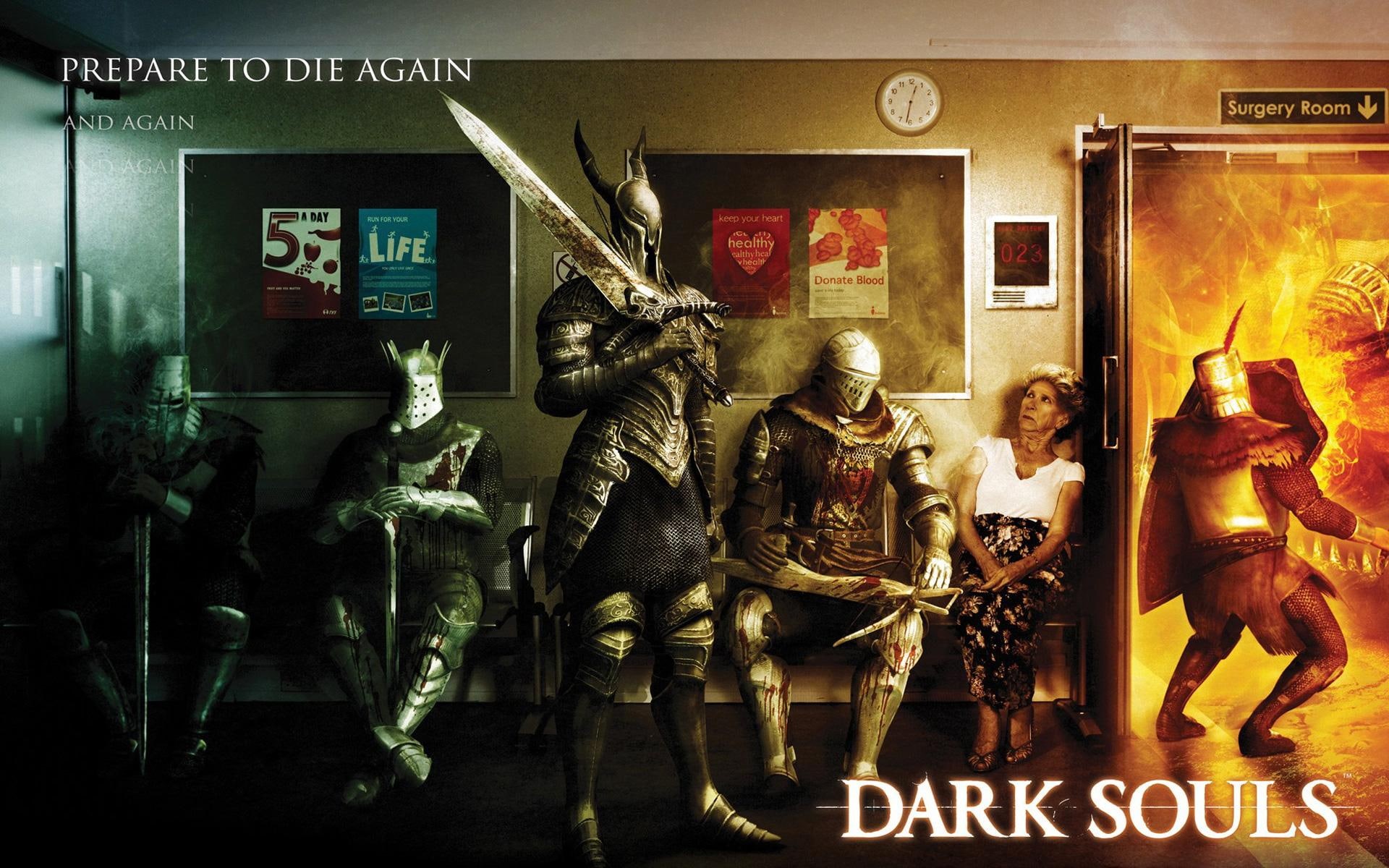 die, souls, from software, games, edition, 1080P, game, xbox 360, dark, prepare, dark souls, prepare to die, namco bandai, HD Wallpaper