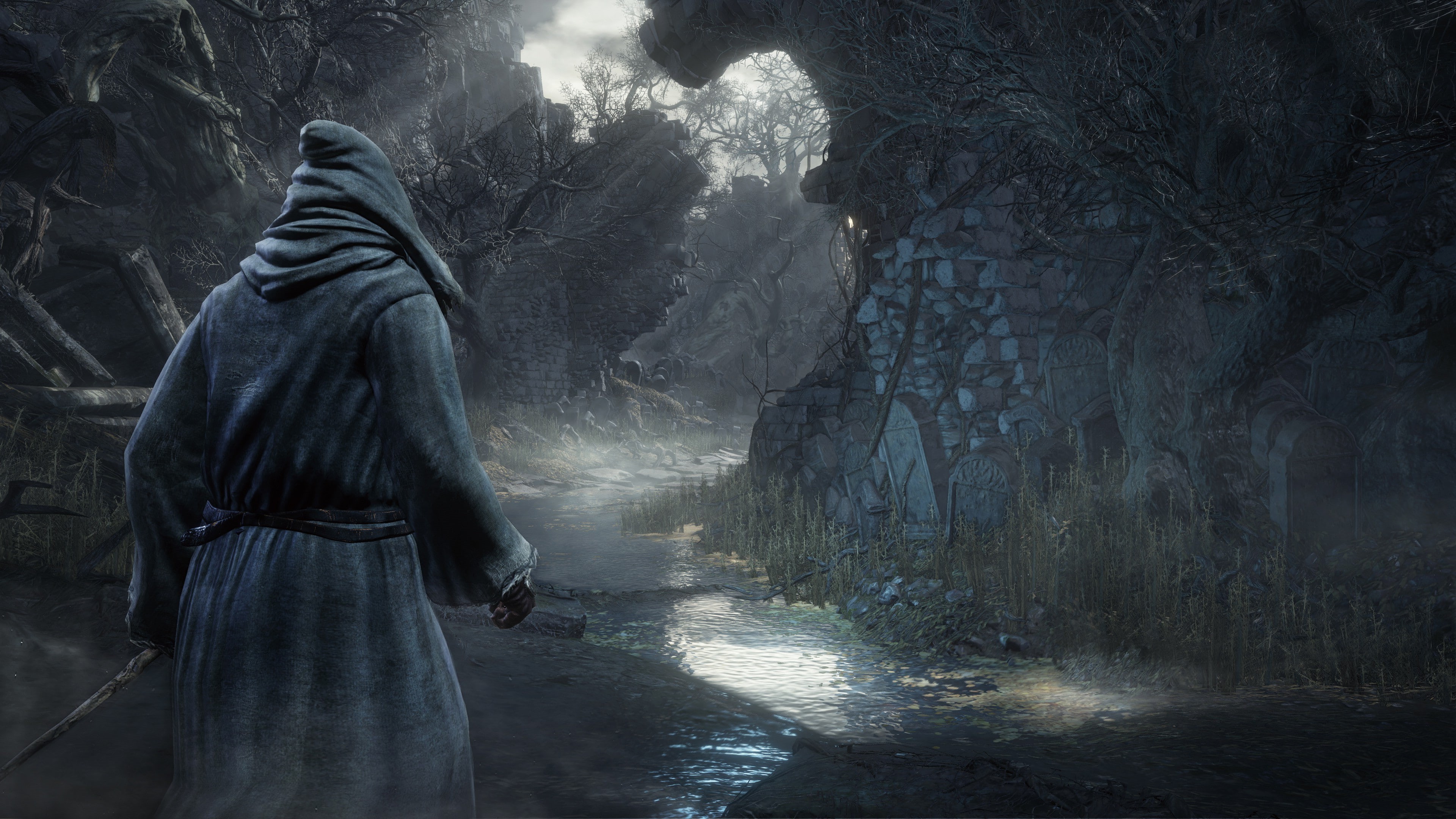 Gothic, Dark, Midevil, Dark Souls, Magic, 4K, landscape, Knights, Dark Souls III, HD Wallpaper