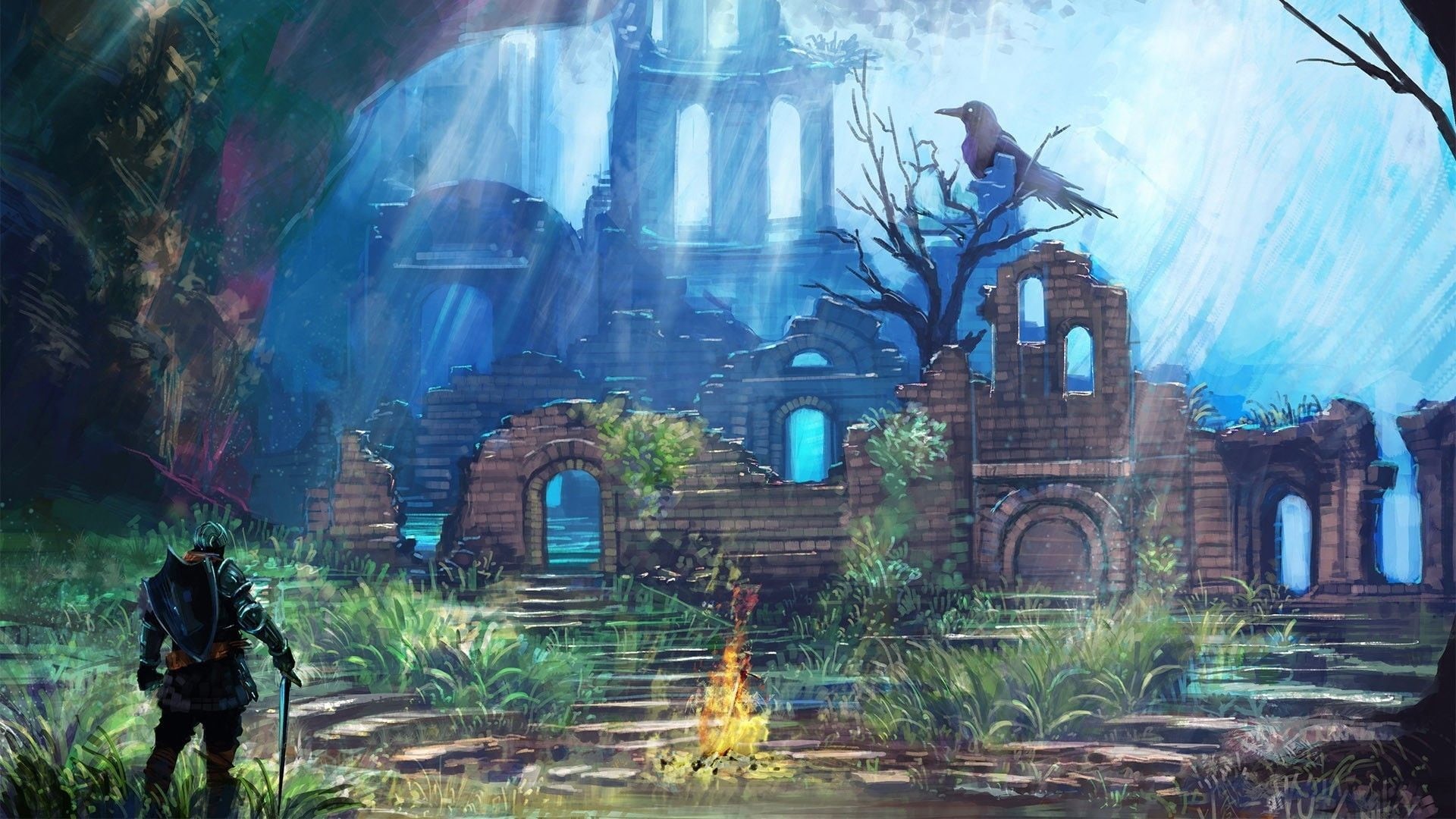 Dark Souls, knight, Dark Souls: Remastered, 1080P, video games, HD Wallpaper