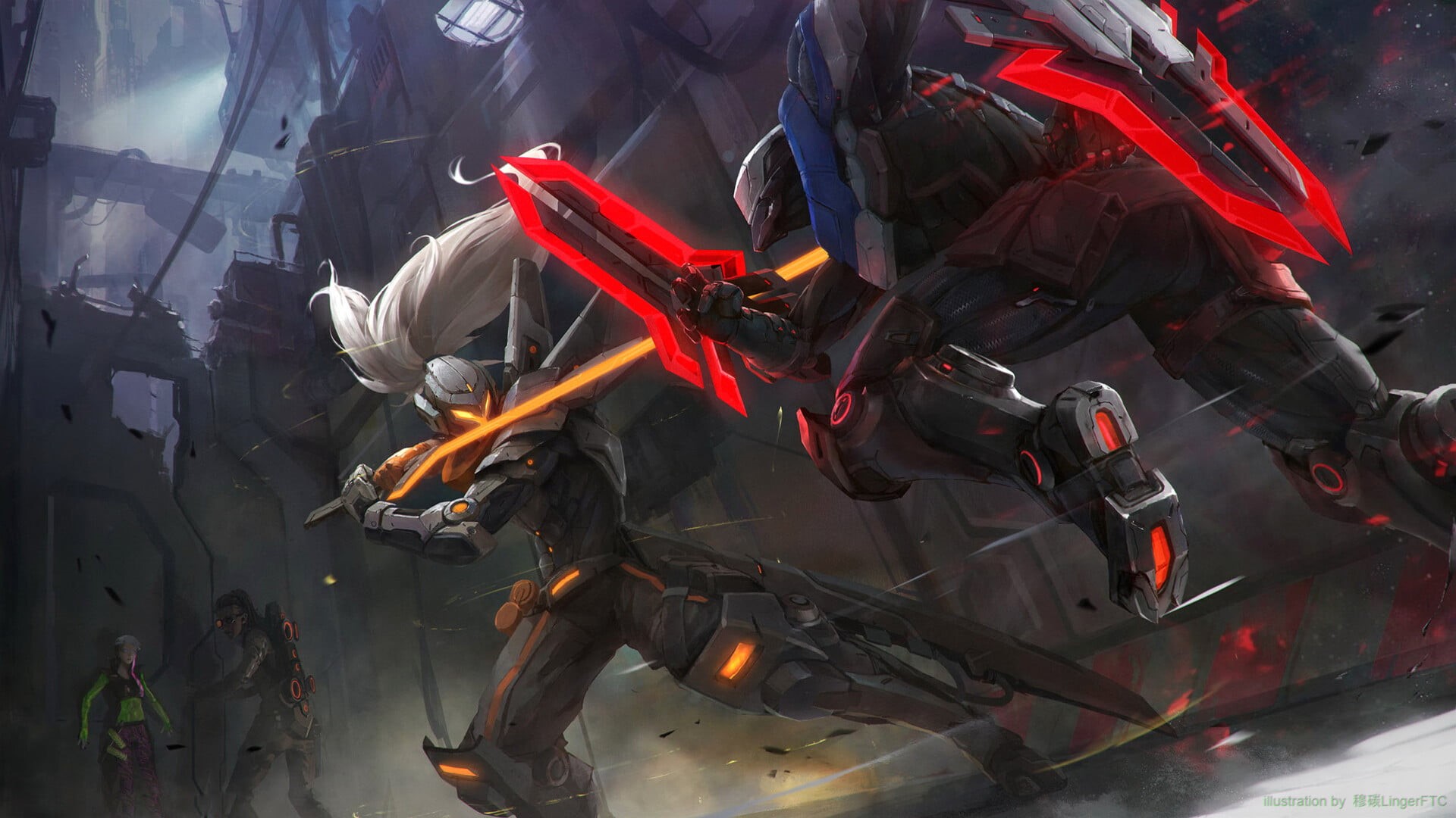 Zed (League Of Legends), League Of Legends, 1080P, Fight, Video Game, Yasuo (League Of Legends), HD Wallpaper
