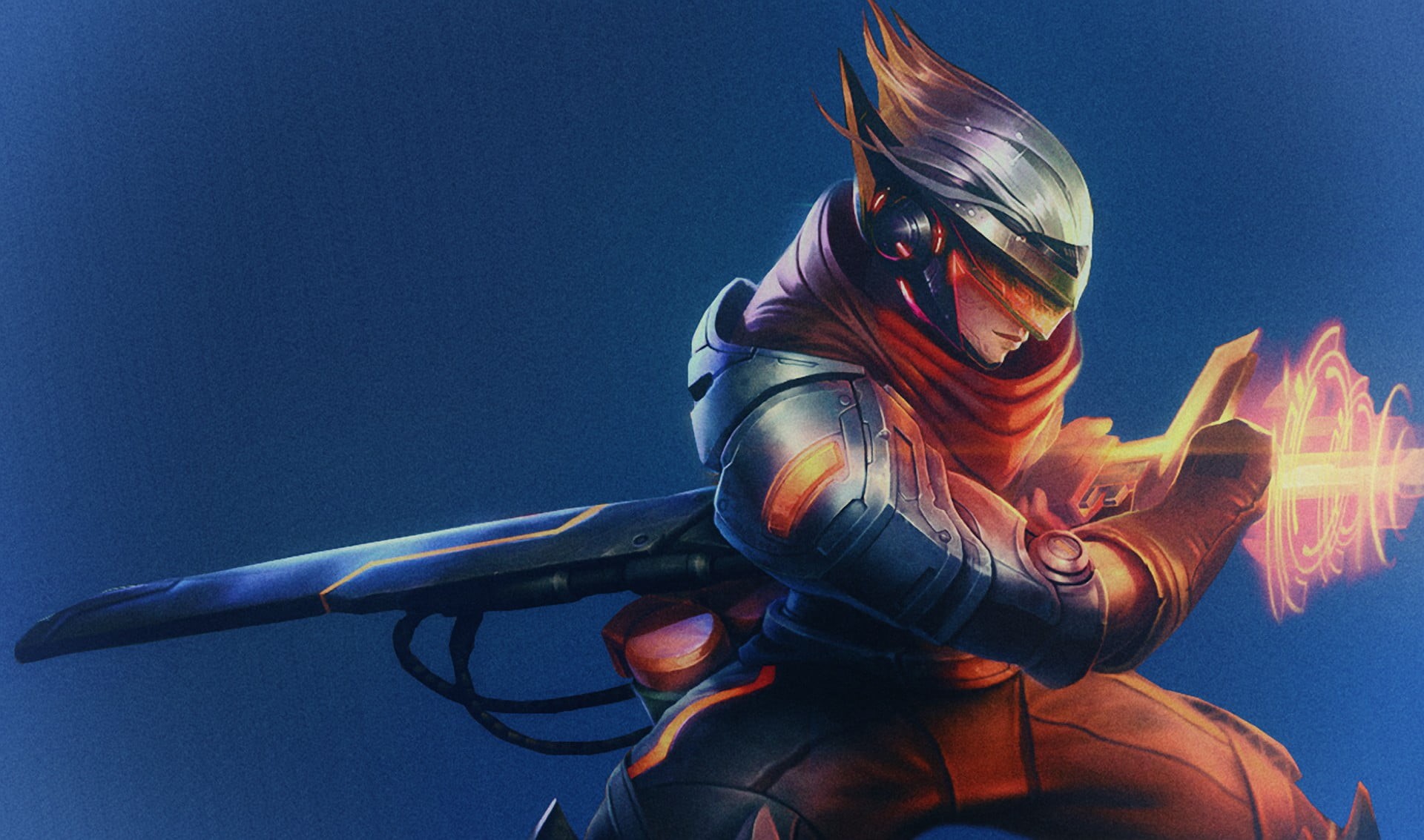 women, Yasuo (League of Legends), photography themes, fashion, lifestyles, blue, legends, league, 1080P, real people, adult, one person, sport, young adult, HD Wallpaper