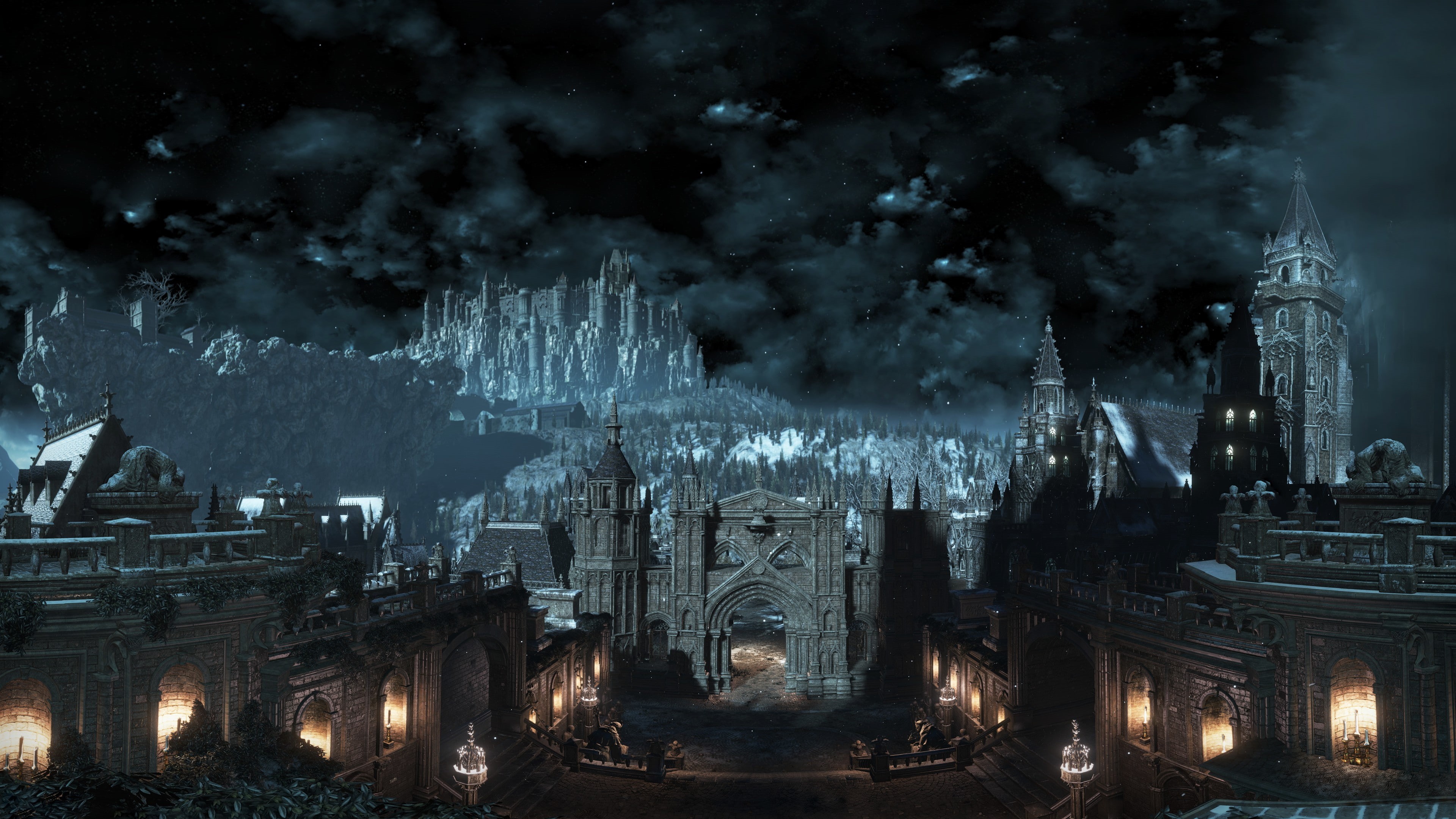 video games, 4K, Dark Souls III, Irithyll, Dark Souls, HD Wallpaper