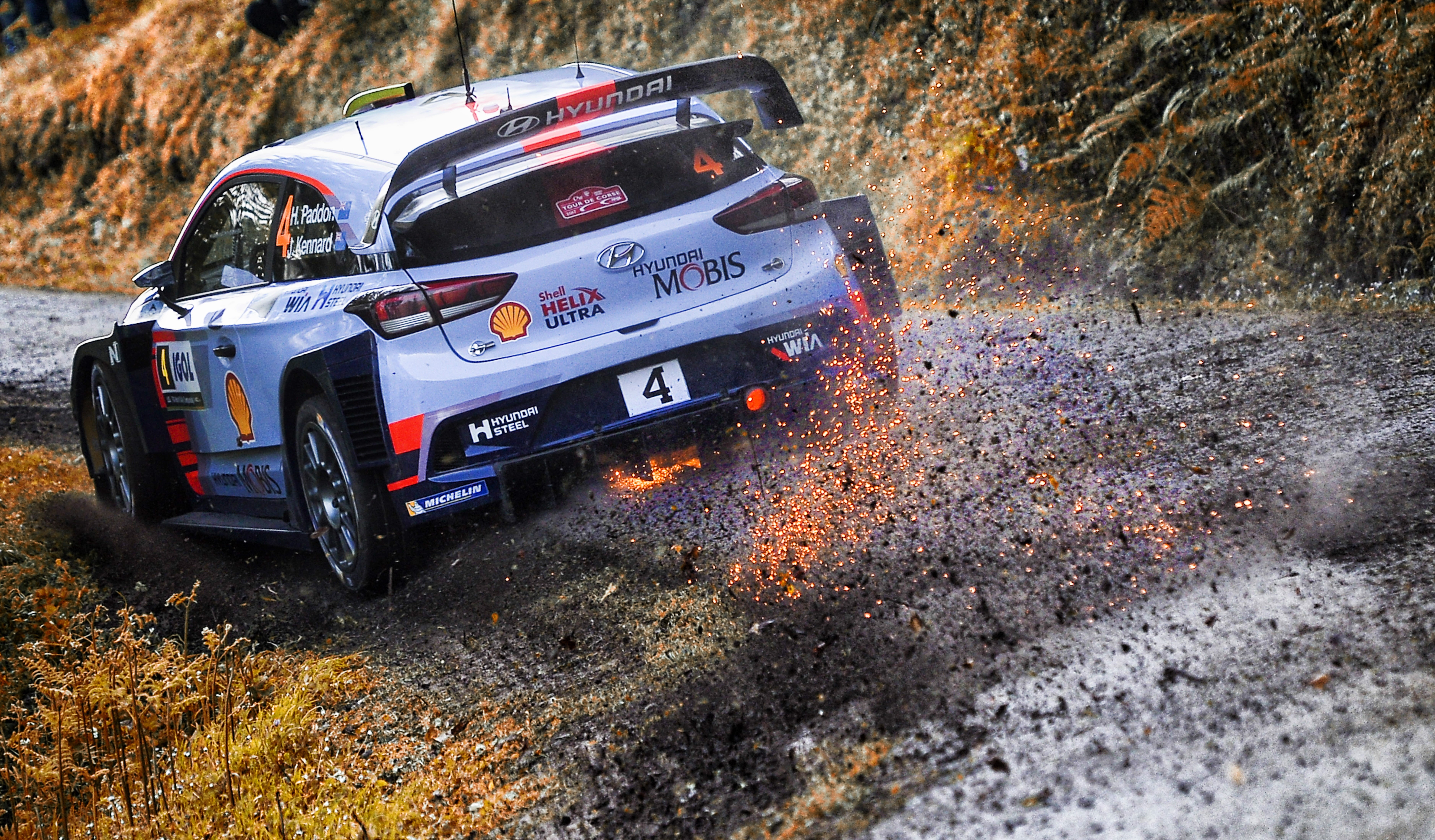 Sparks, Car, Machine, i20, Race, Auto, Rally, Hyundai i20, Hyundai i20 WRC, WRC, Paddon, Hyundai, Sport, Hayden Paddon, 5K, HD Wallpaper