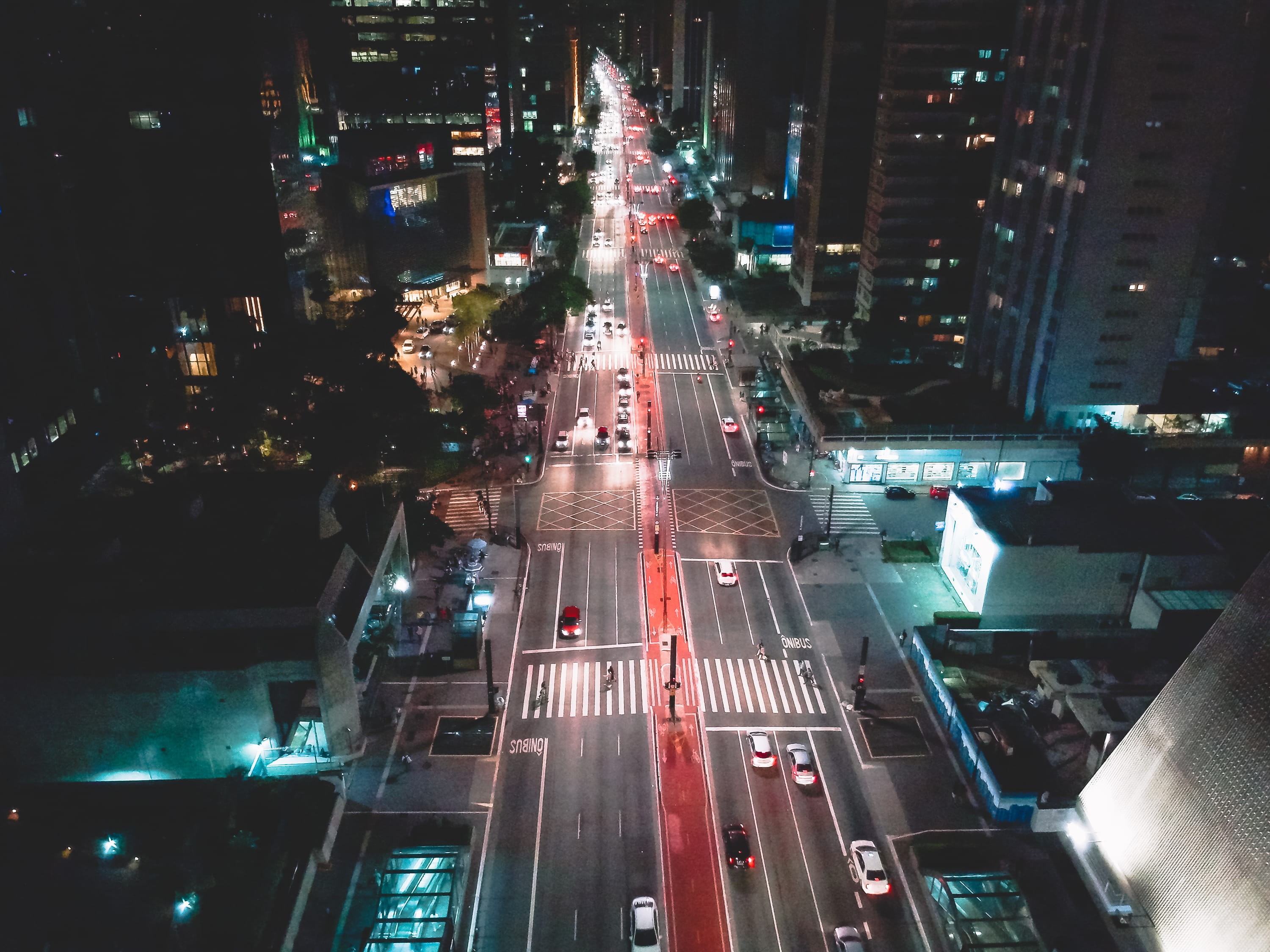 spark, office building exterior, road, skyscraper, mode of transportation, city street, drone, traffic, land vehicle, high angle view, built structure, HD Wallpaper