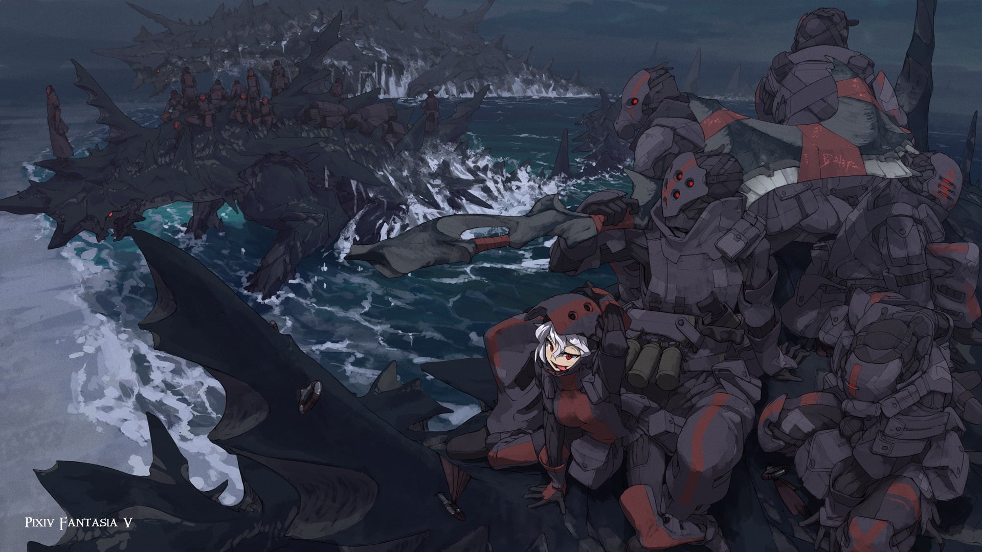 Pixiv Fantasia, anime, 1080P, HD Wallpaper
