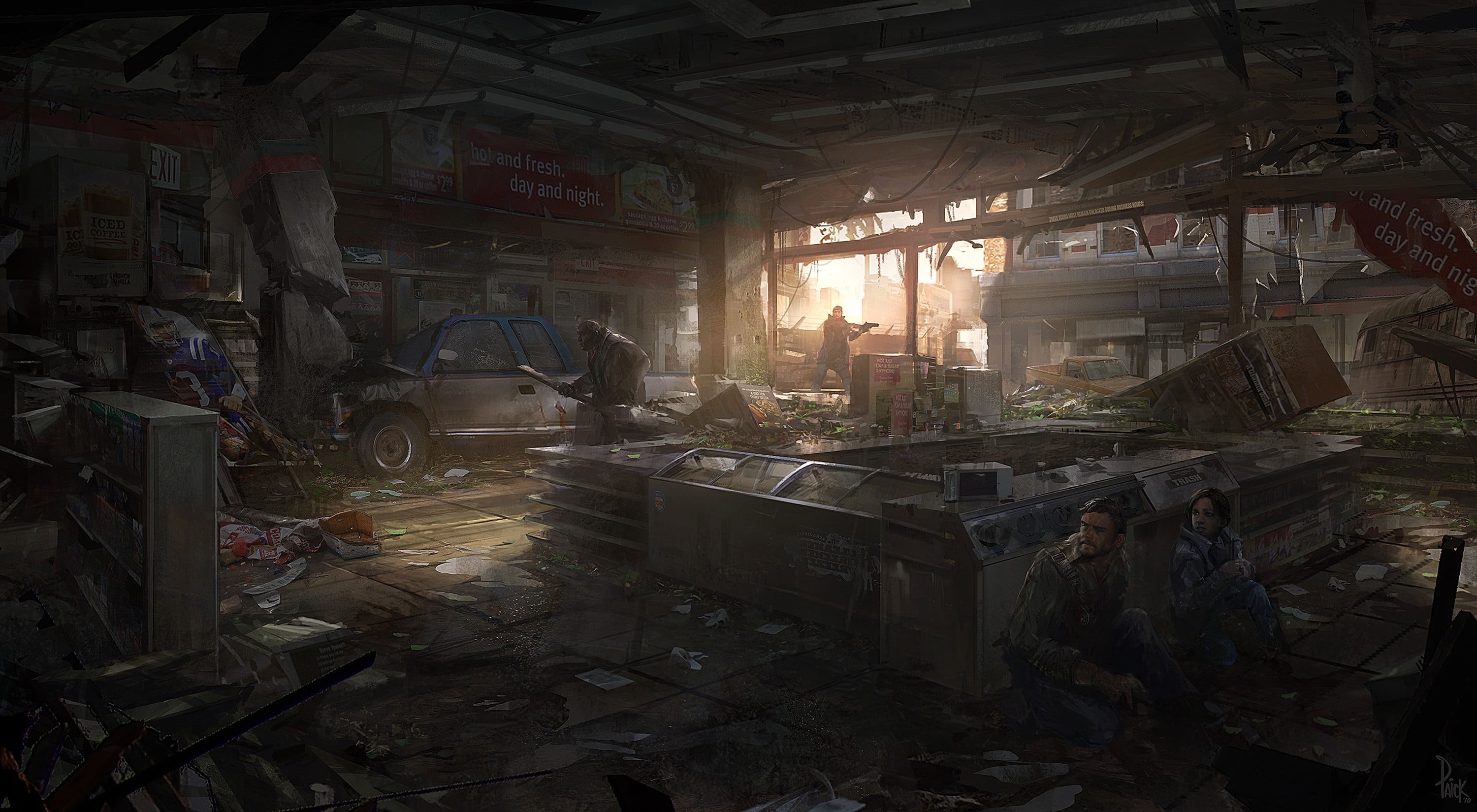 old, building, dirt, abandoned, framed, top, glass, dirty, ruined, table, run-down, 2K, deterioration, damaged, obsolete, no people, indoors, messy, built structure, HD Wallpaper