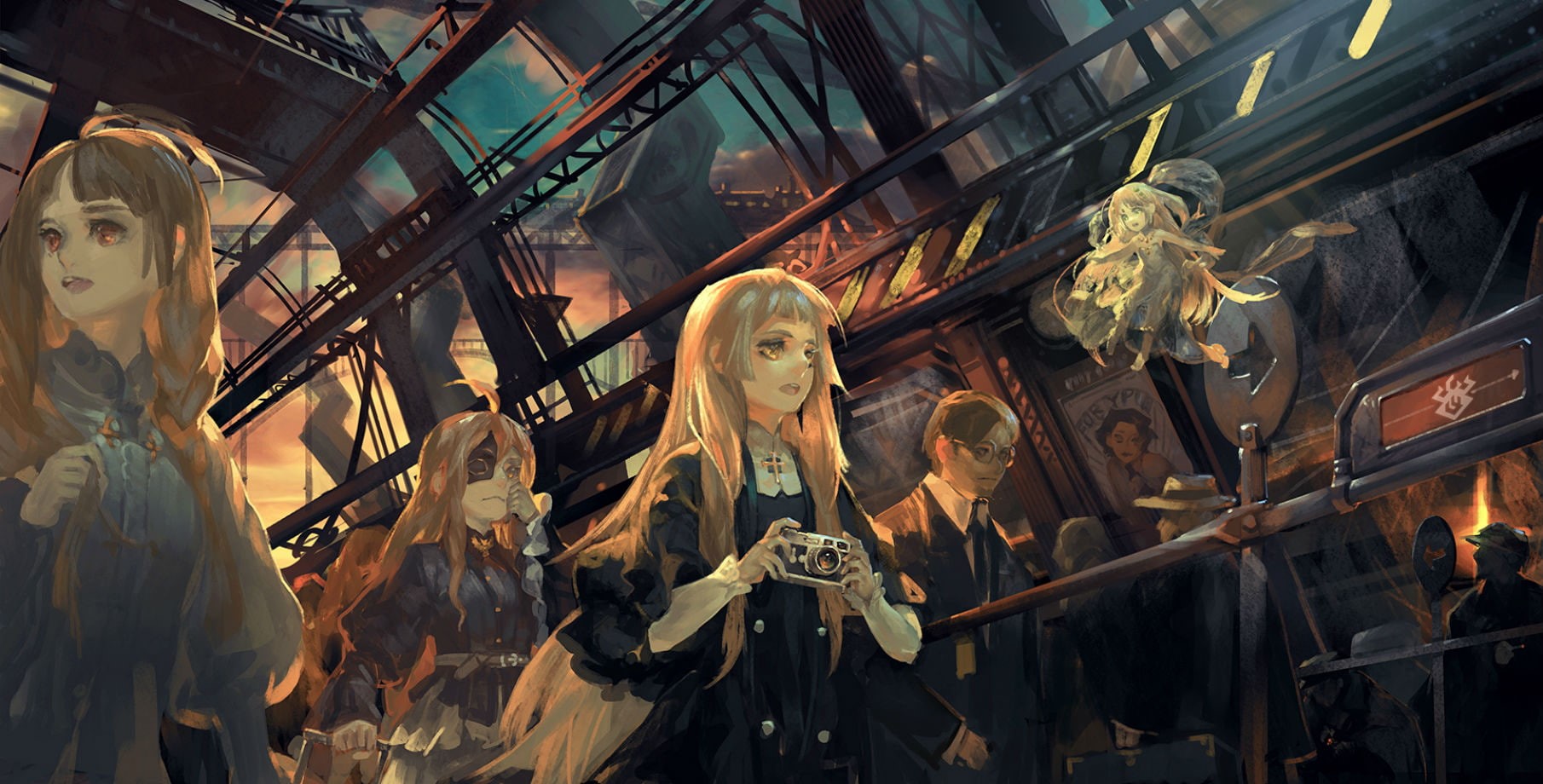 alcd, 720P, fantasia, eyepatch, fairy, pixiv, camera, HD Wallpaper