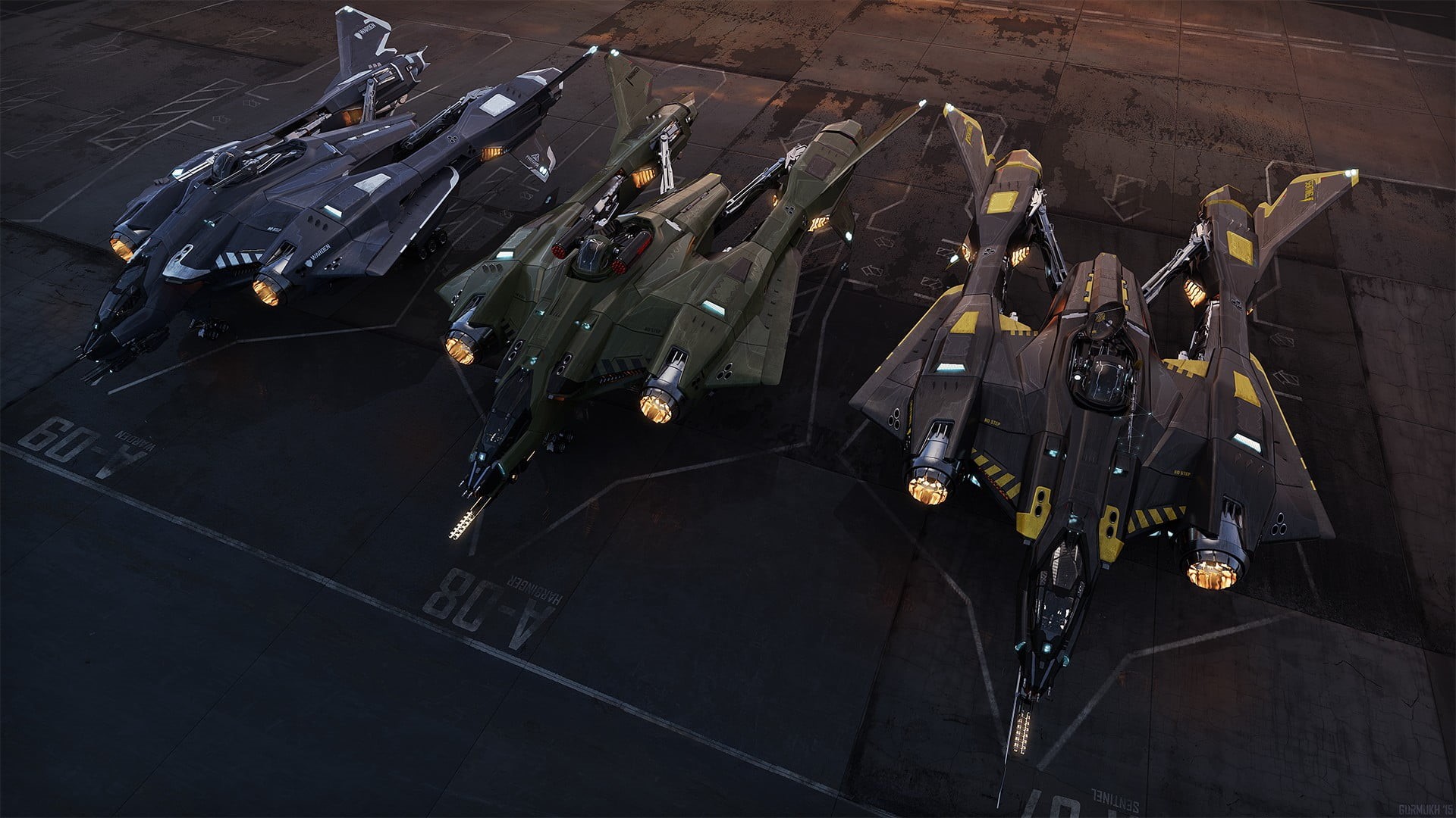 high angle view, black color, technology, indoors, 1080P, no people, mode of transportation, aerospace industry, misfortune, vanguard, Star Citizen, fighting, HD Wallpaper