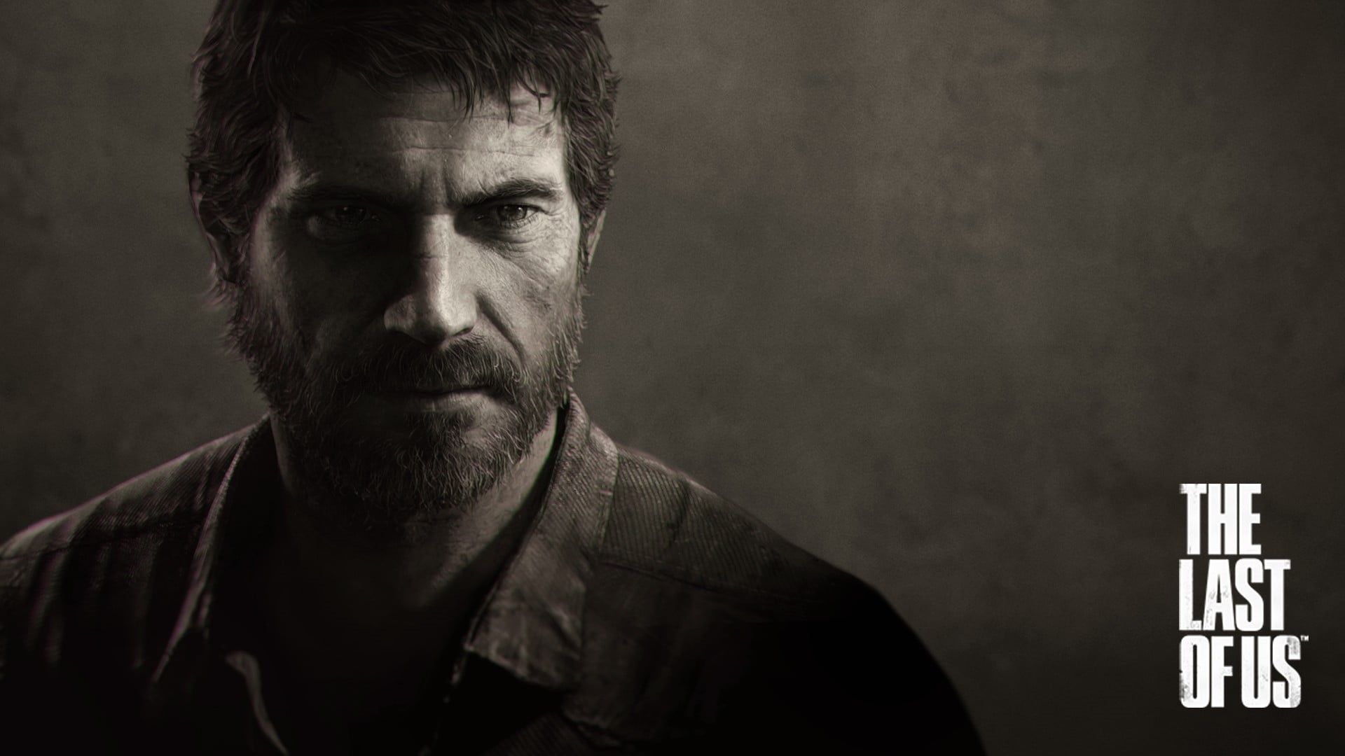 video games, stubble, last, looking at camera, adult, males, emotion, The Last of Us, us, individuality, 1080P, monochrome, one person, beard, HD Wallpaper