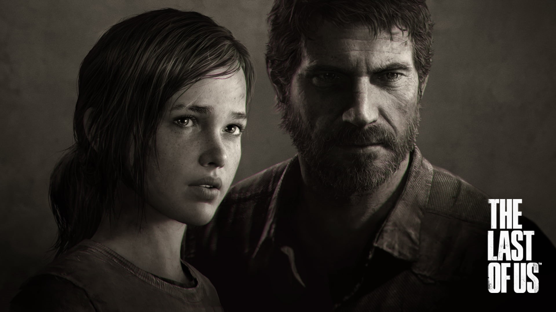 people, two people, young men, mid adult men, dark, males, artwork, young adult, Ellie, headshot, togetherness, digital, monochrome, serious, HD Wallpaper