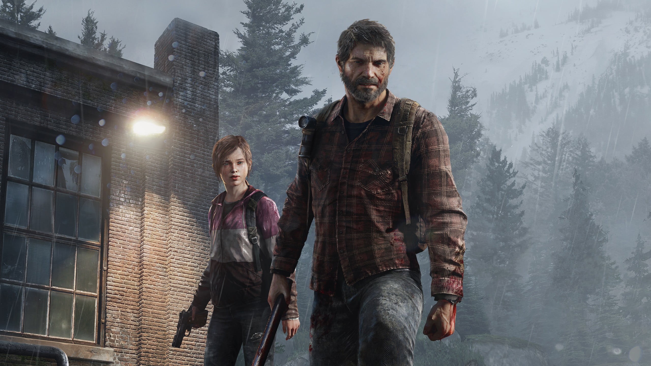 young adult, built structure, architecture, The Last of Us, game, cold temperature, people, outdoors, couple - relationship, last, winter, 2K, artwork, HD Wallpaper