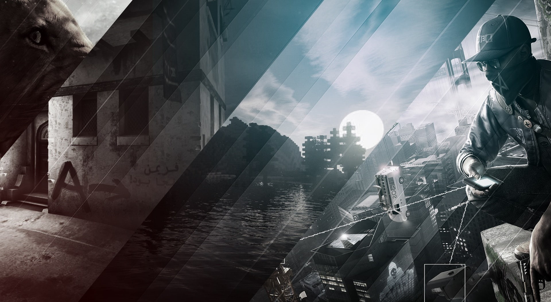 Games, minecraft, cs go, csgo csgo, mc, 1080P, WATCH_DOGS, primal, watch dogs 2, far cry, HD Wallpaper
