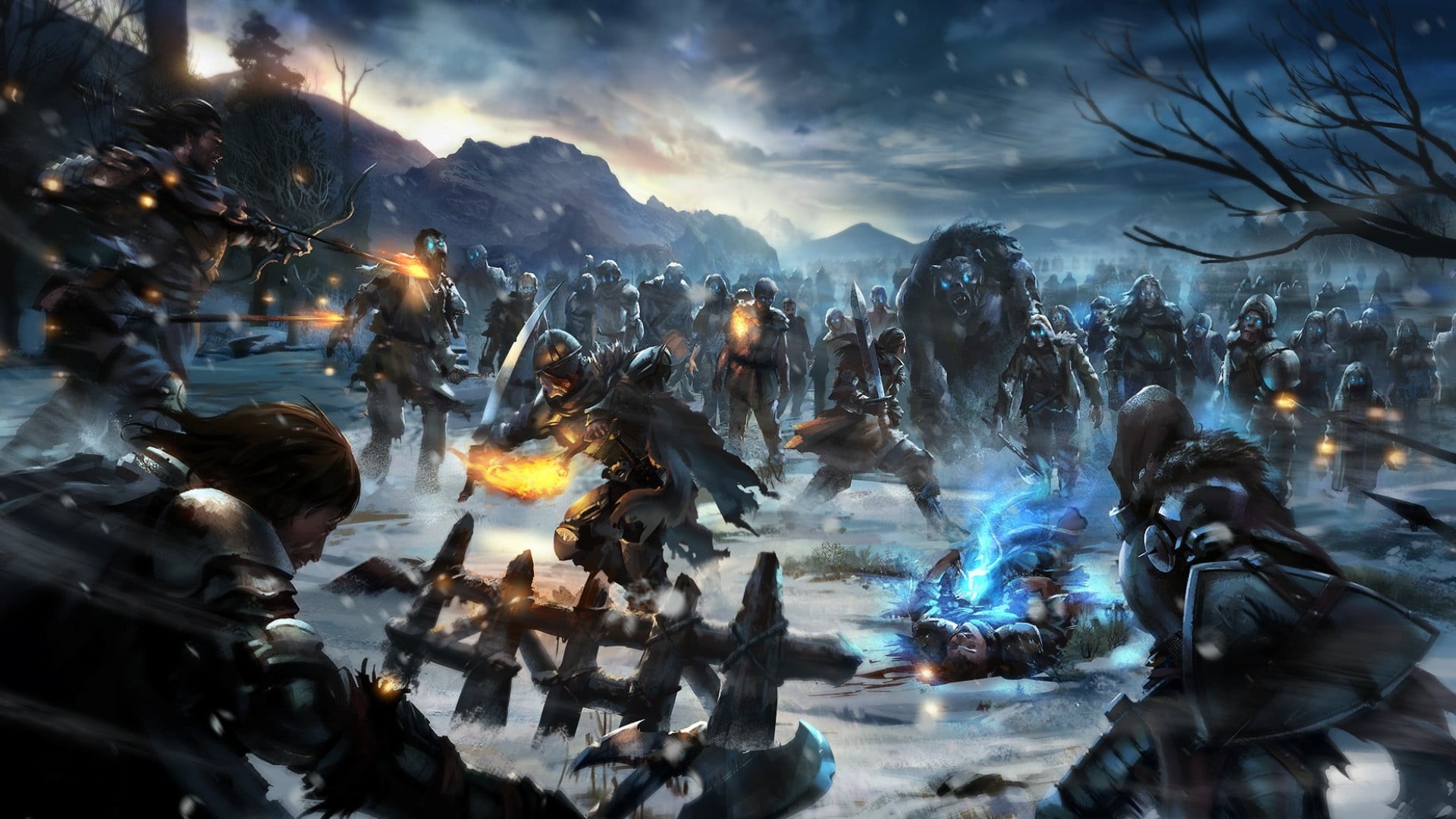 representation, event, human representation, fantasy art, Game of Thrones, 1080P, flame, real people, illuminated, video games, thrones, winter, environment, HD Wallpaper