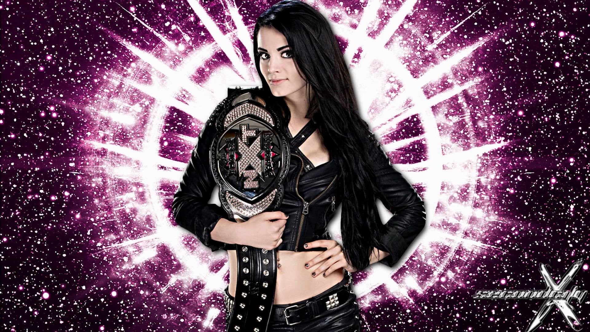 night, hairstyle, WWE, waist up, black hair, black jackets, sparks, adult, event, emotion, looking at camera, Britani Knight, front view, women, clothing, HD Wallpaper