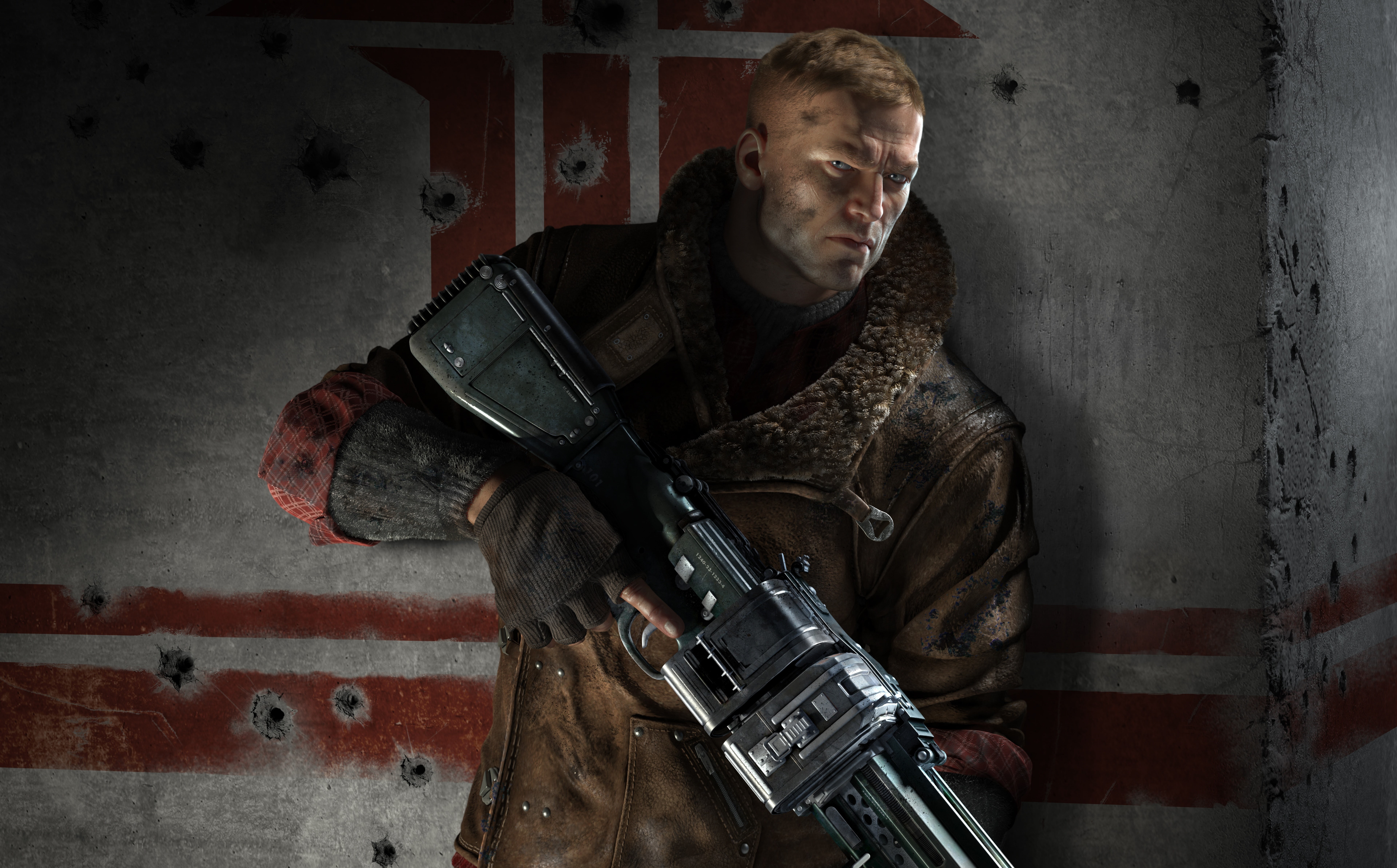 video game, wall - building feature, protection, gun, Europe, government, males, one person, Other Games, men, real people, digital, mid adult men, 2014, HD Wallpaper