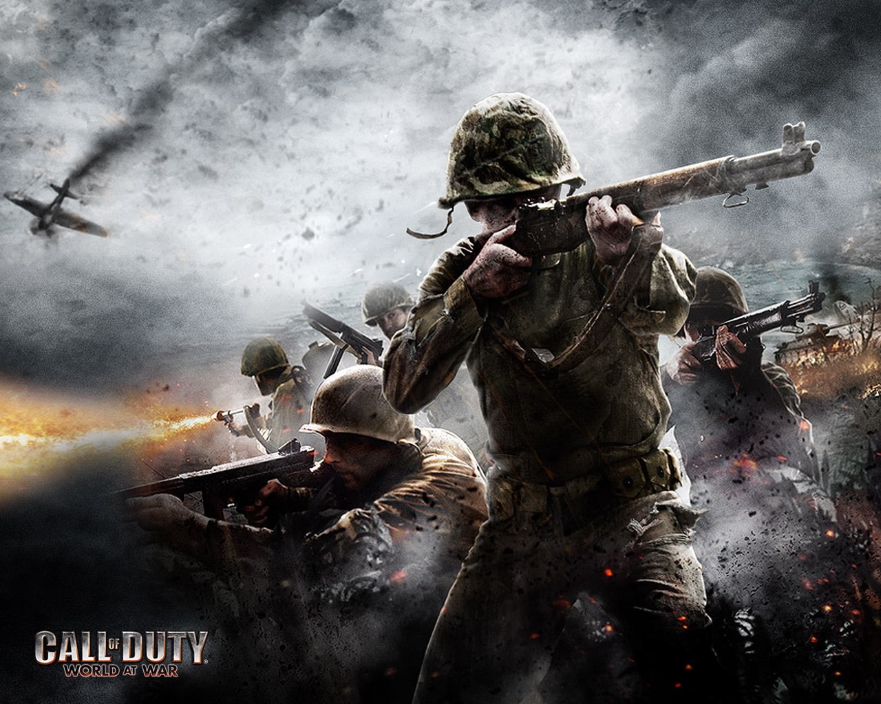 video games, call, duty, world, 720P, at, soldier, hd, war, cod, HD Wallpaper