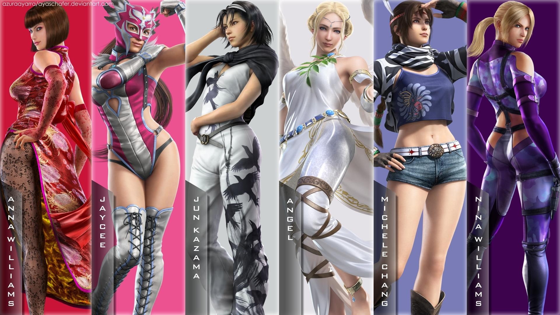 girls, games, game, 1080P, tekken, HD Wallpaper