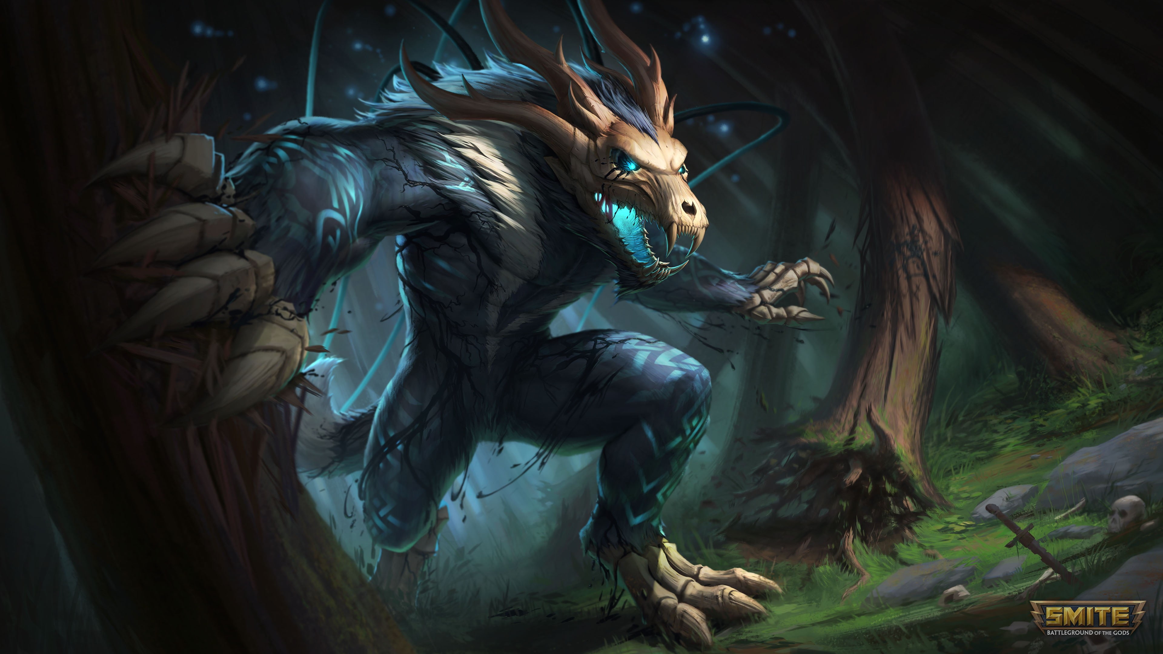 Fenrir (Smite), Video Game, Smite, 4K, HD Wallpaper