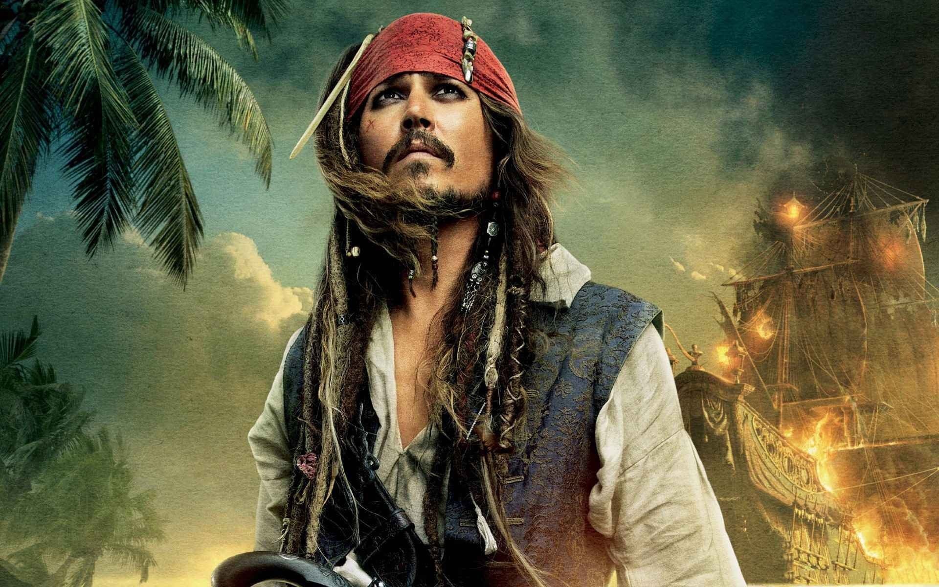 portrait, looking, lifestyles, johnny, Johnny Depp, real people, young adult, waist up, pirates, caribbean, nature, hairstyle, 1080P, casual clothing, HD Wallpaper