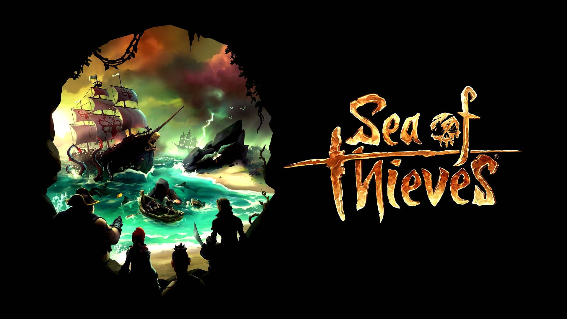 pirate, mmo, 1080P, rpg, sea, thieves, fantasy, fighting, microsoft, action, xbox, adventure, windows, HD Wallpaper