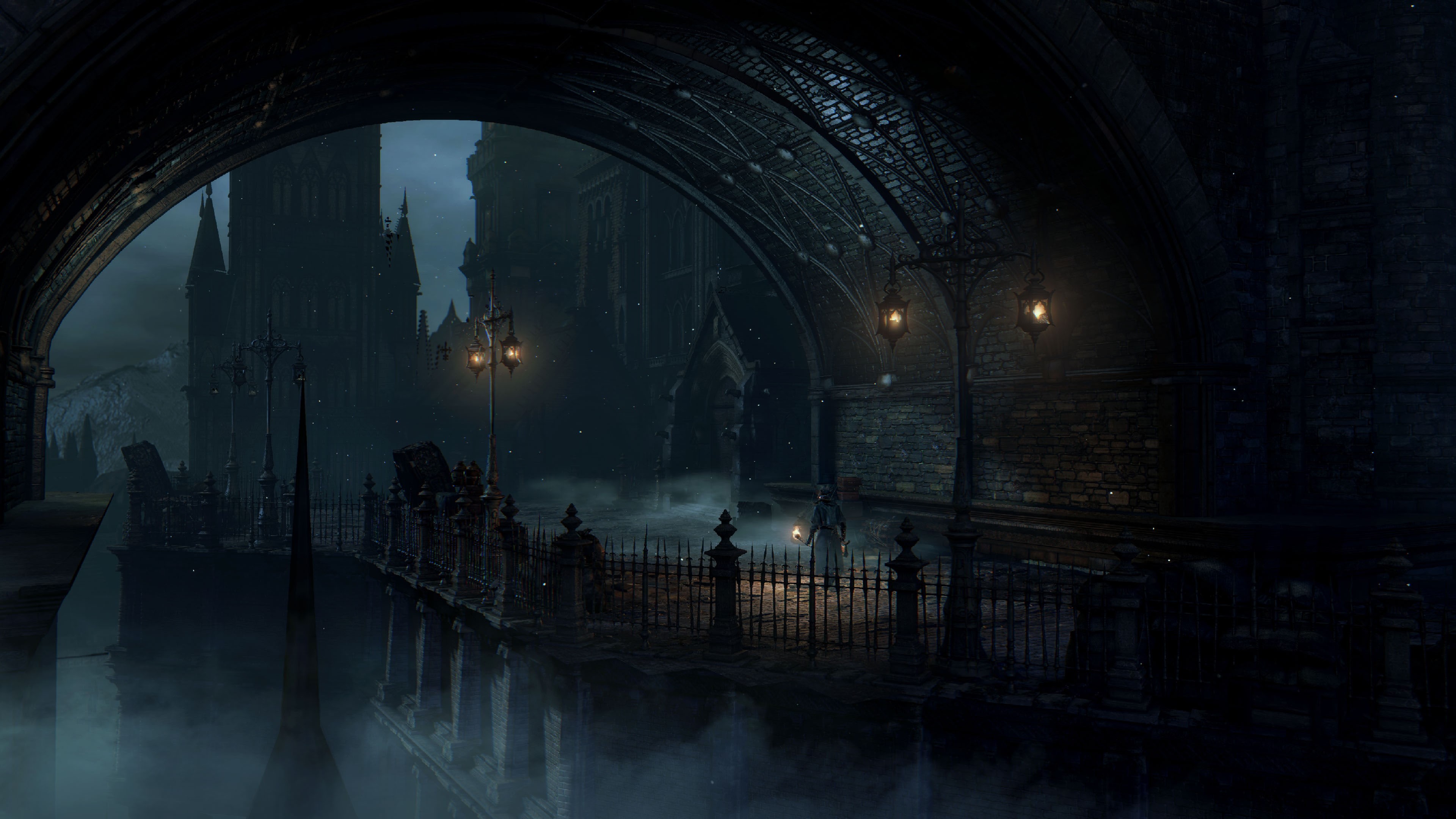 bloodborne, castle, 4K, game, HD Wallpaper