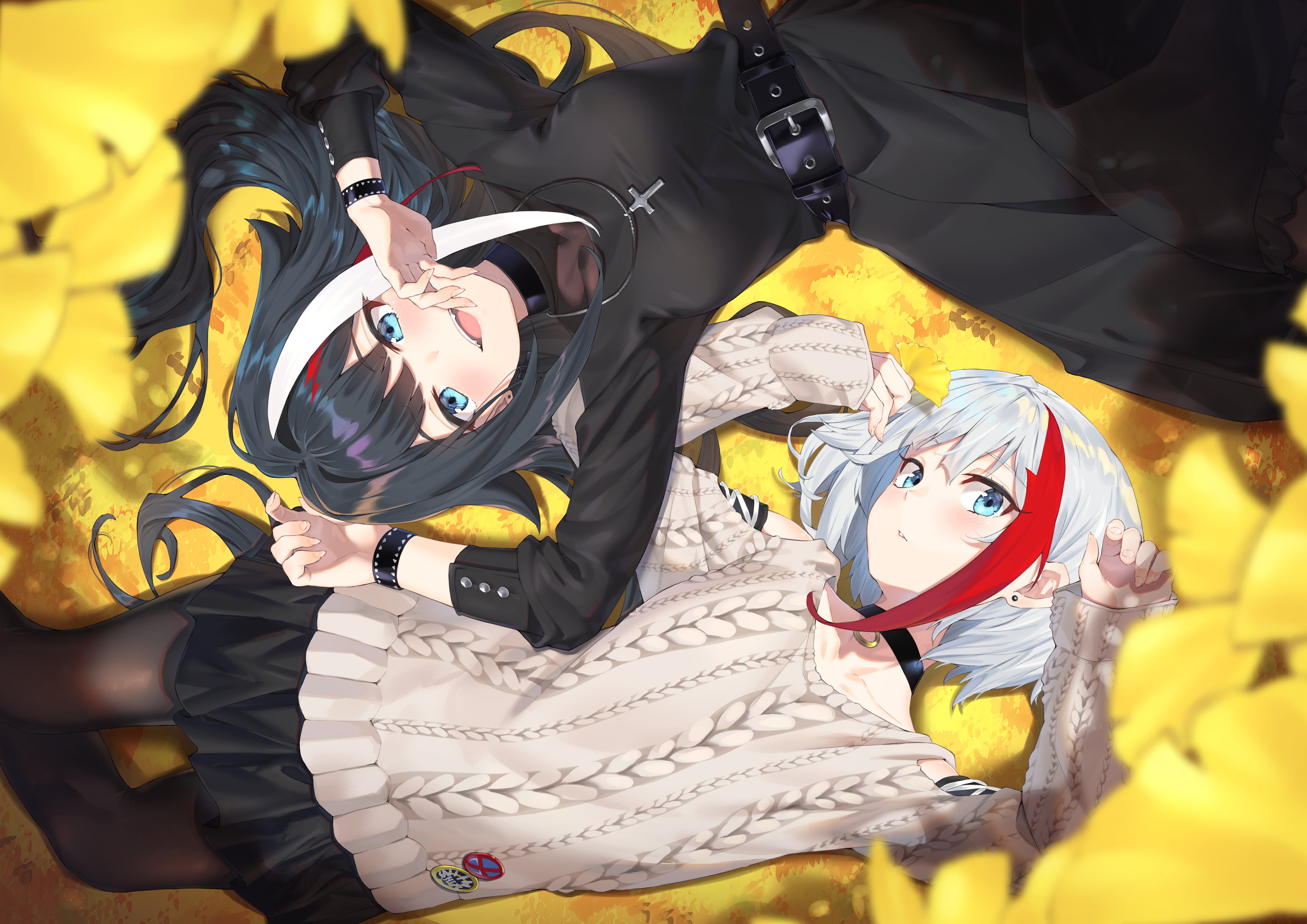 short hair, Deutschland (Azur Lane), long hair, 4K, anthropomorphism, Admiral Graf Spee (Azur Lane), HD Wallpaper