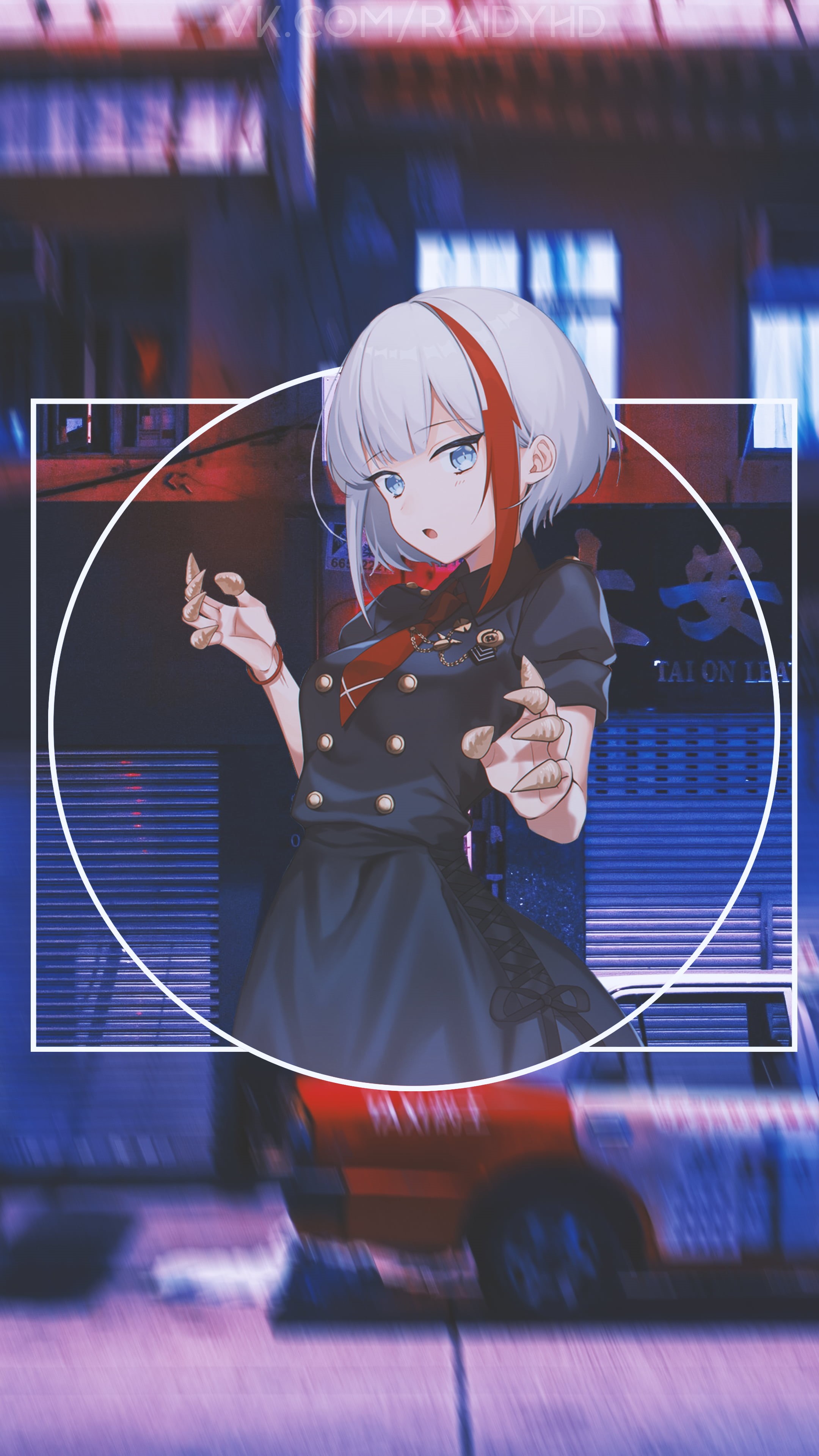 anime, picture-in-picture, anime girls, Azur Lane, 4K, Admiral Graf Spee (Azur Lane), Phone HD Wallpaper