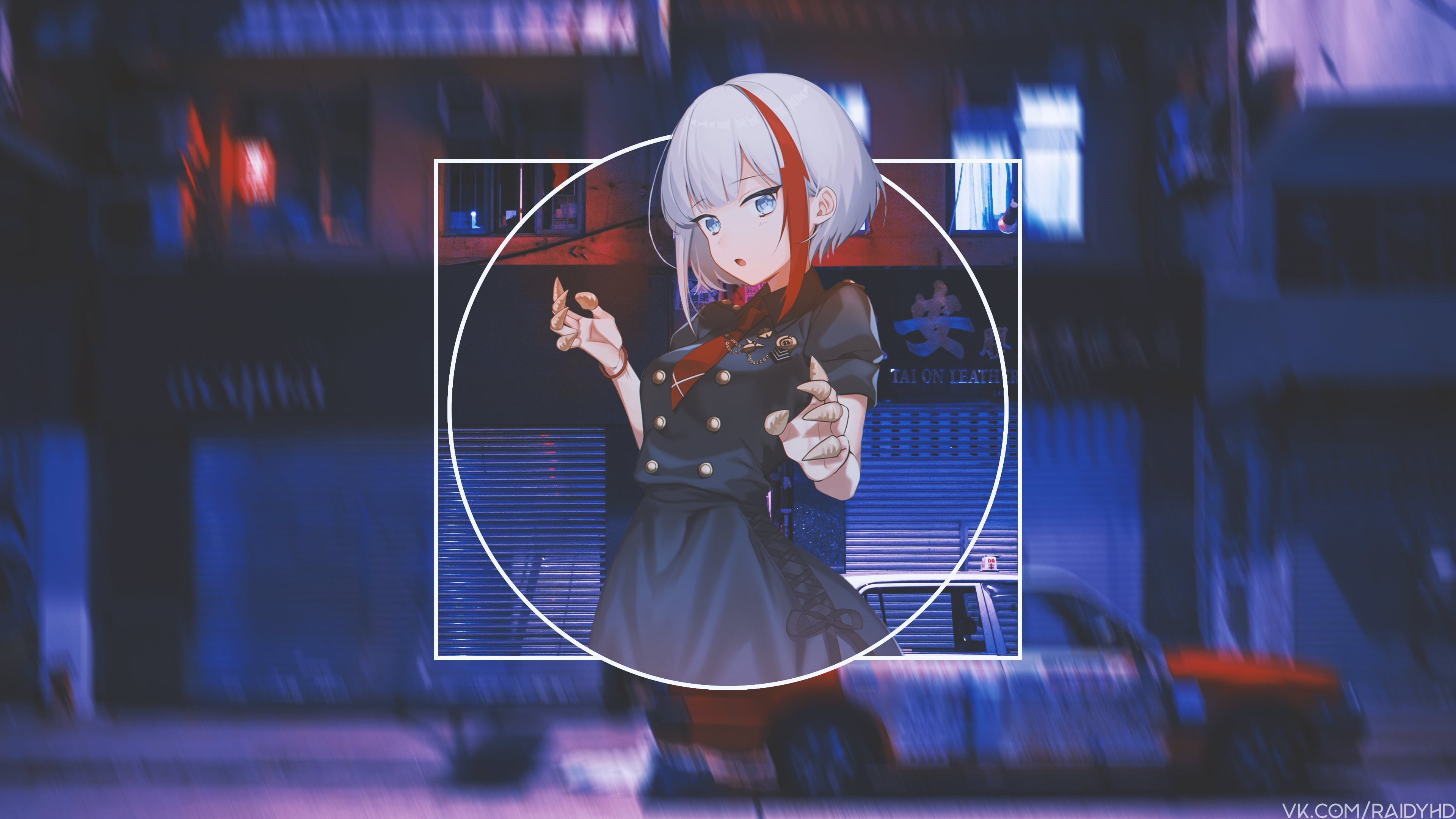 picture-in-picture, 4K, Admiral Graf Spee (Azur Lane), Azur Lane, anime girls, anime, HD Wallpaper