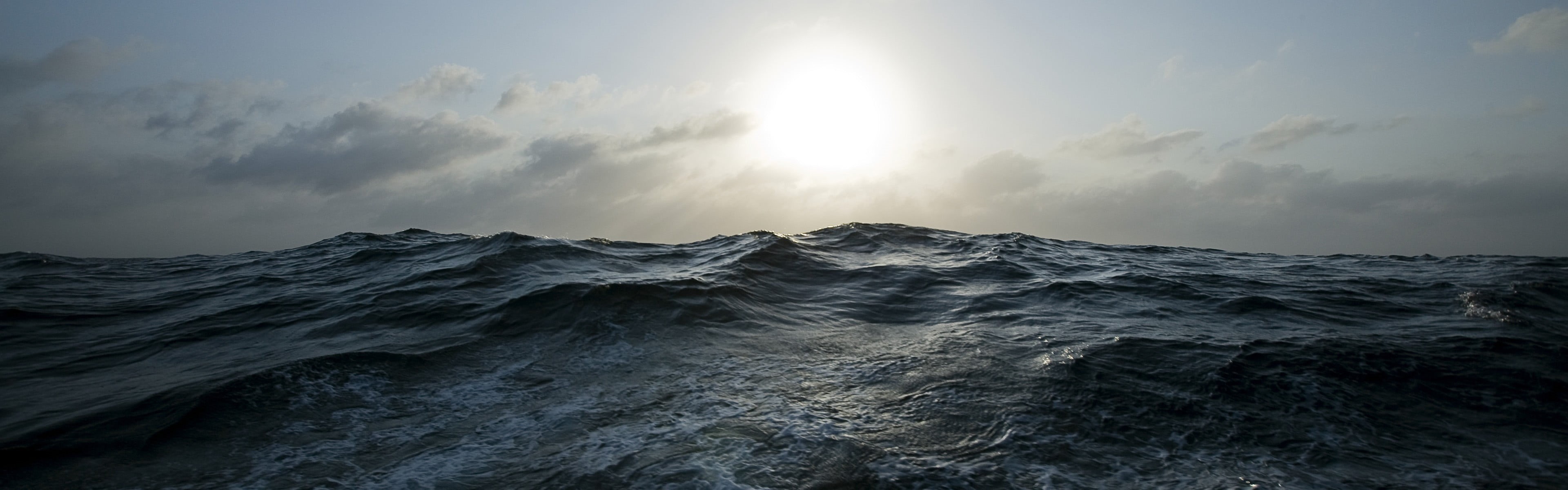 waves, water, landscape, sky, rain, horizon over water, dark, clouds, environment, dramatic sky, wave, seascape, no people, 4K, Sun, outdoors, beauty in nature, HD Wallpaper