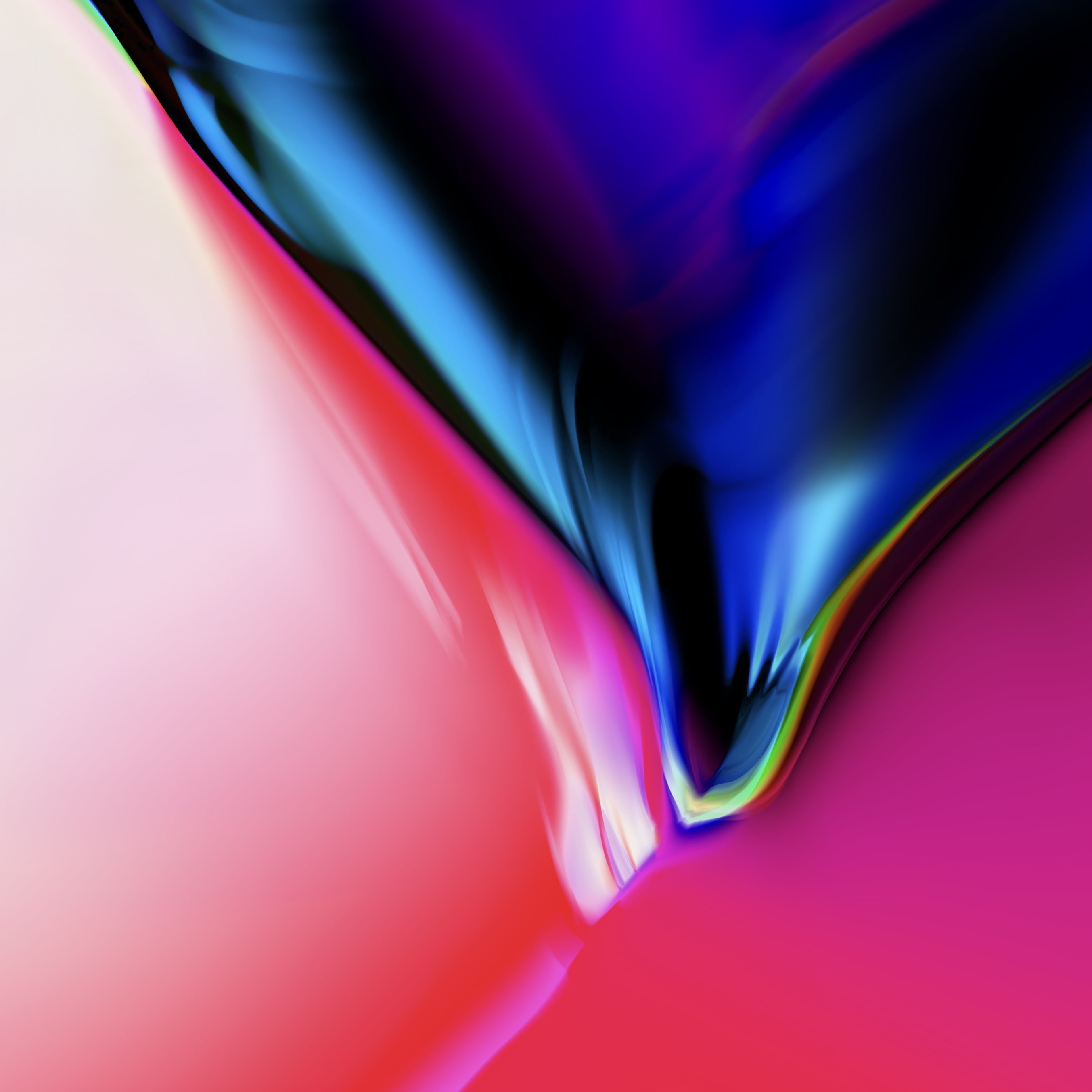 iPhone X, HD, iPhone 8, Stock, iOS 11, Colorful, 2K, Black, Phone HD Wallpaper