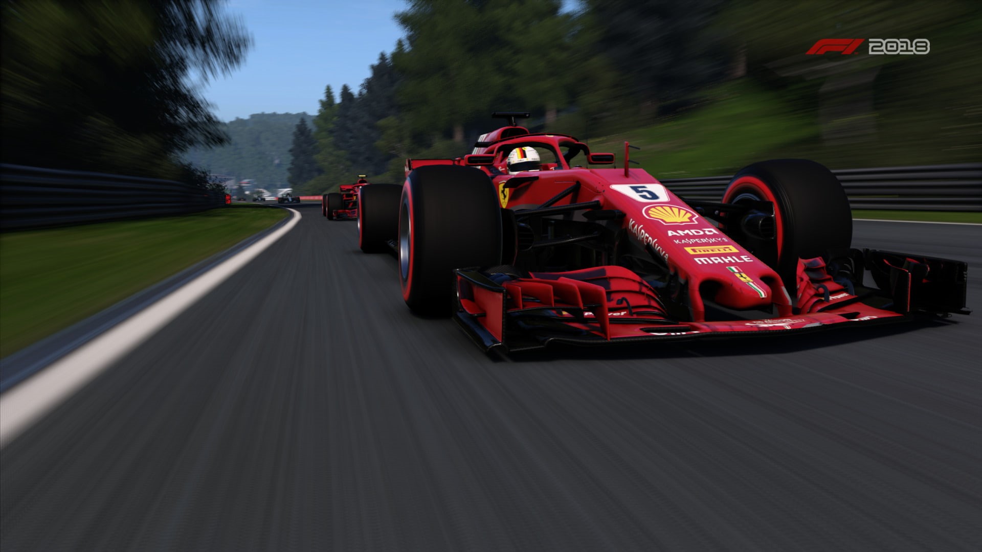 Formula 1, F1 2018, Ferrari SF71H, Vehicle, Ferrari, Video Game, 1080P, HD Wallpaper