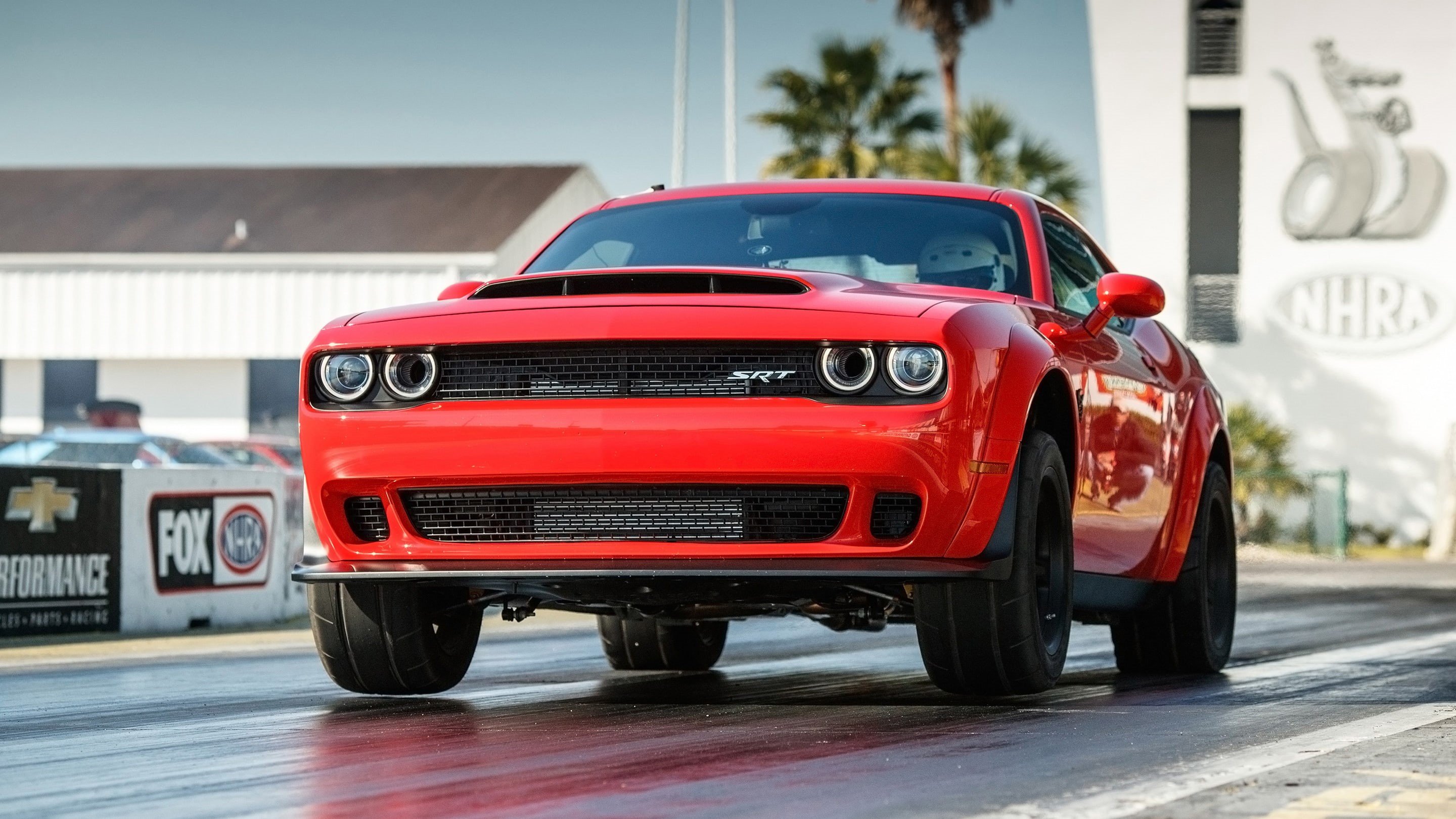 Dodge, Demon, 2K, 2018, Challenger, HD Wallpaper
