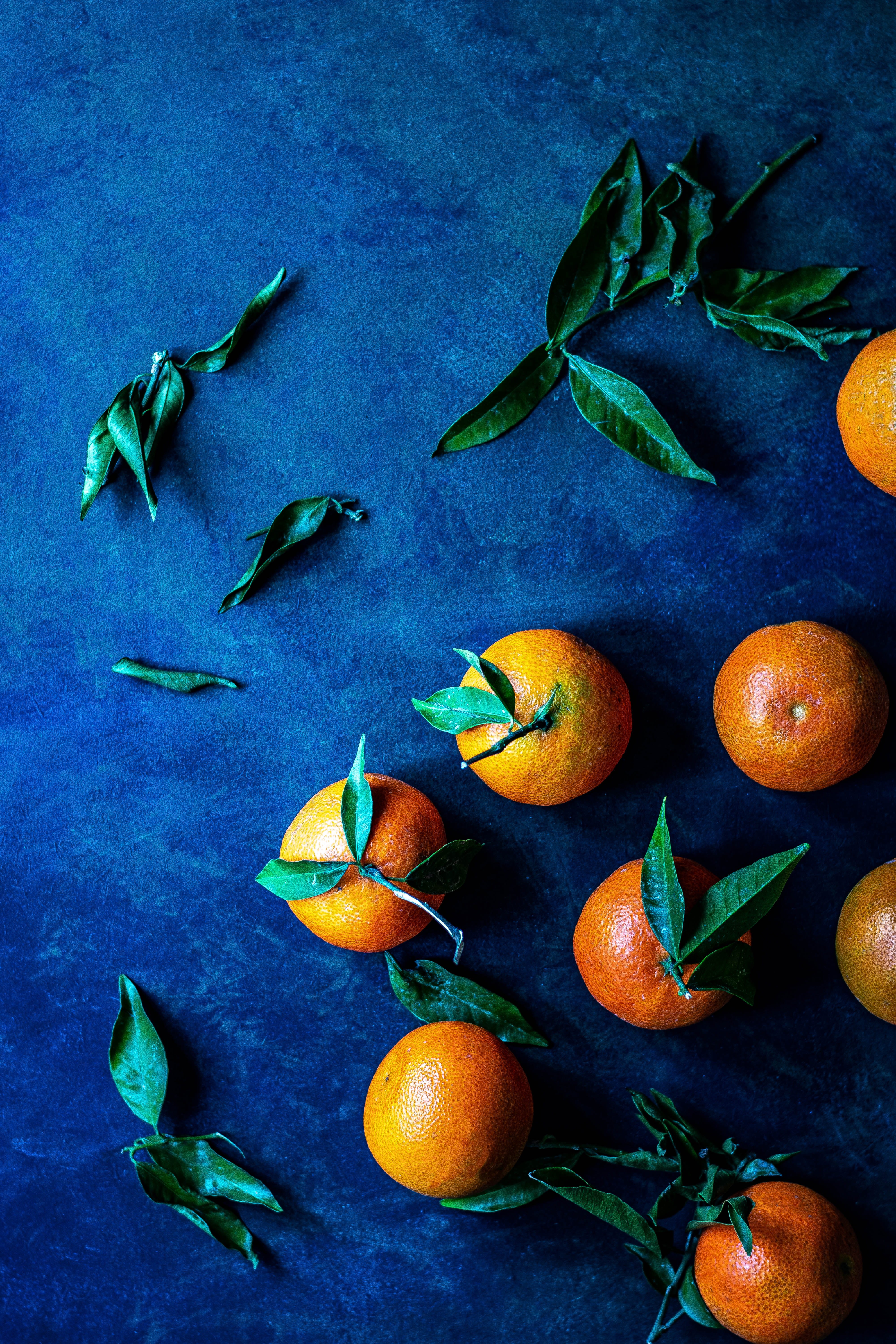 fruit, orange, high angle view, orange color, 5K, food, bunch, food styling, eat, healthy eating, healthy, yummy, eating, nature, leaf, freshness, food flatlay, Phone HD Wallpaper